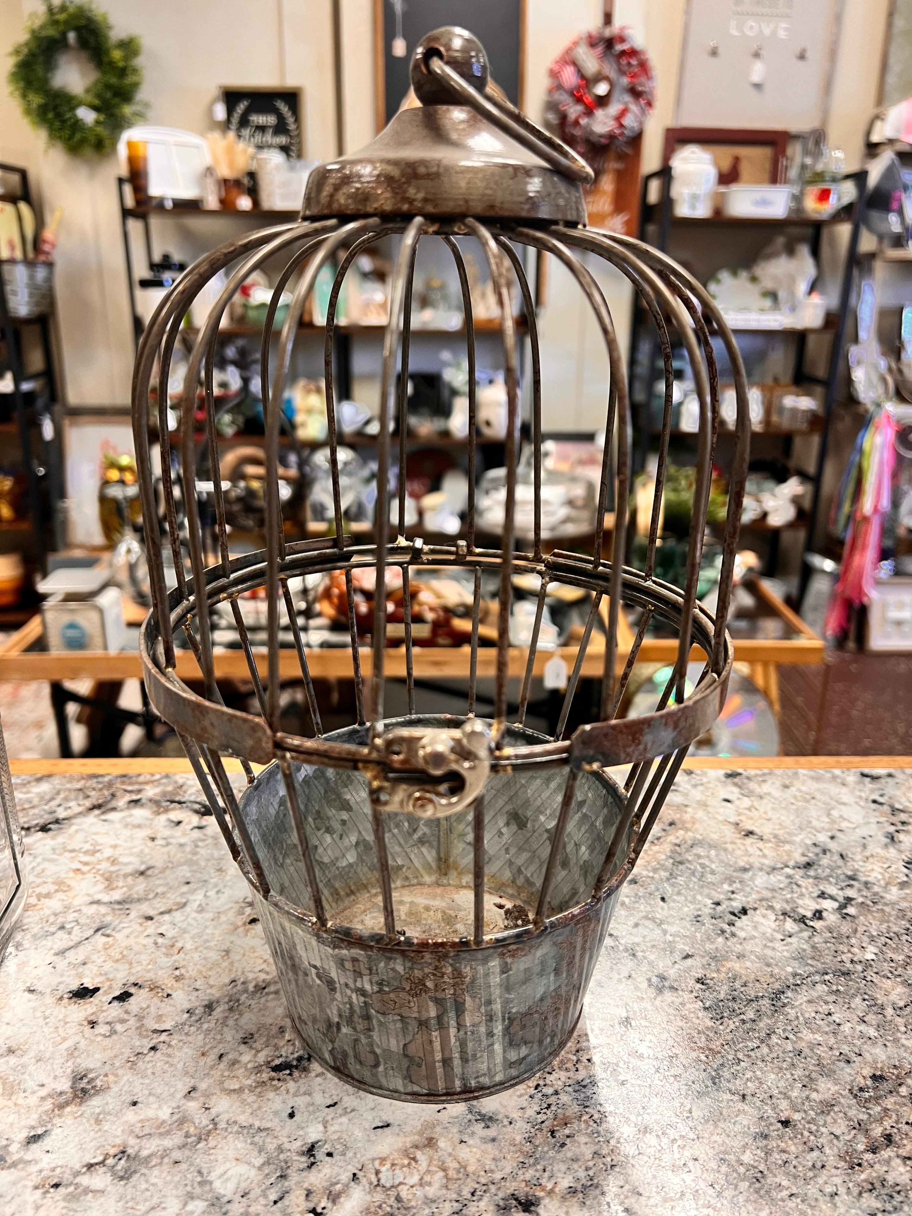 Bird Cage Planter