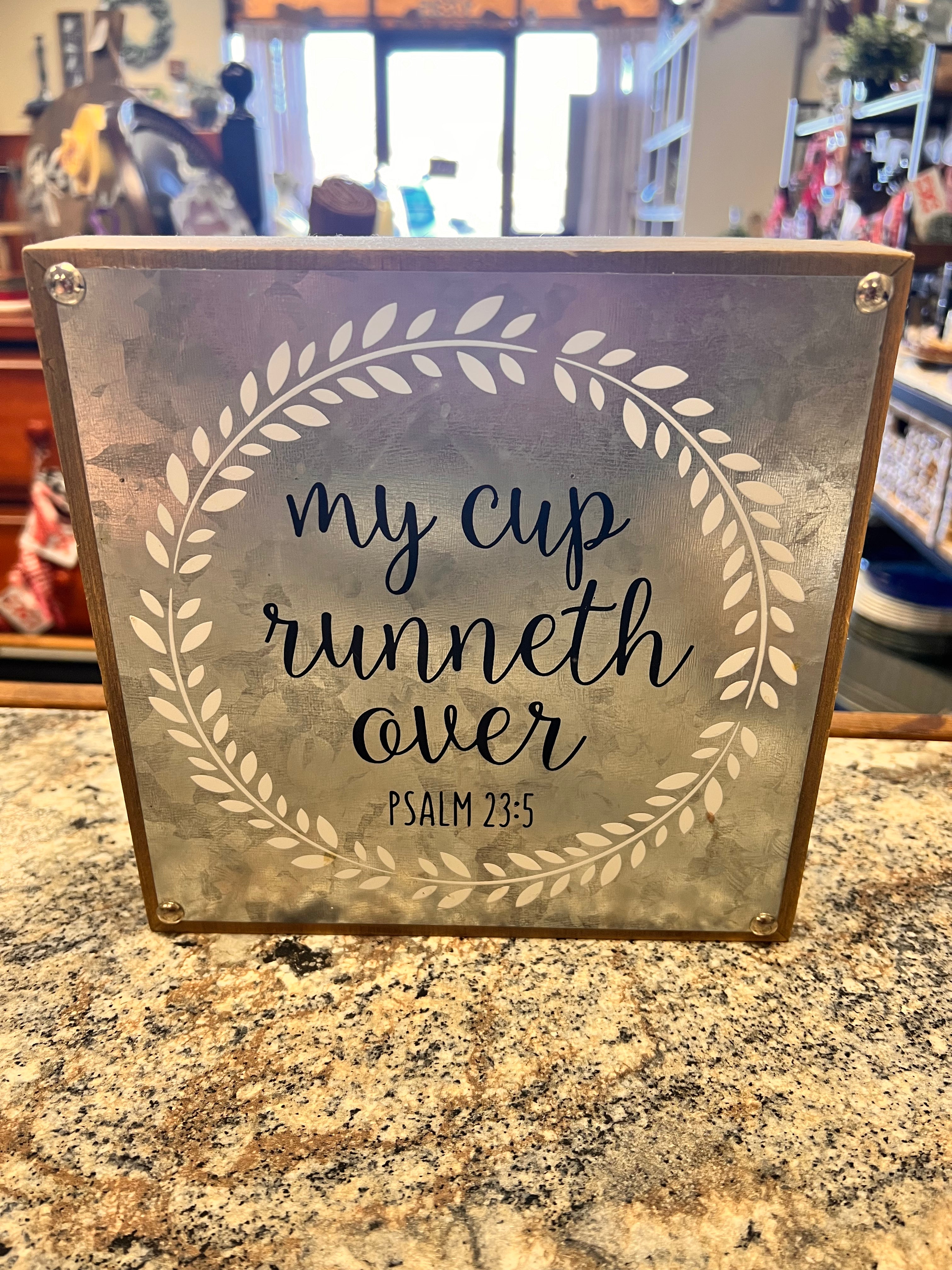 Psalm 23:5 Sign
