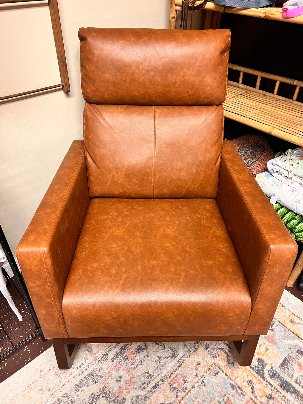 Brown Rocking Chair