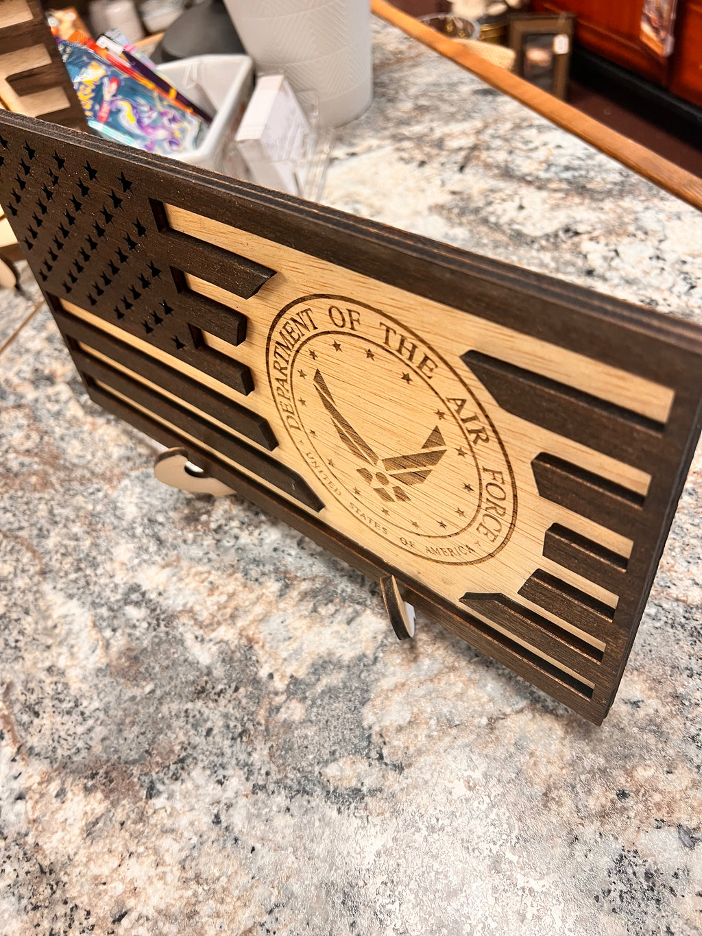 Air Force Wood Flag