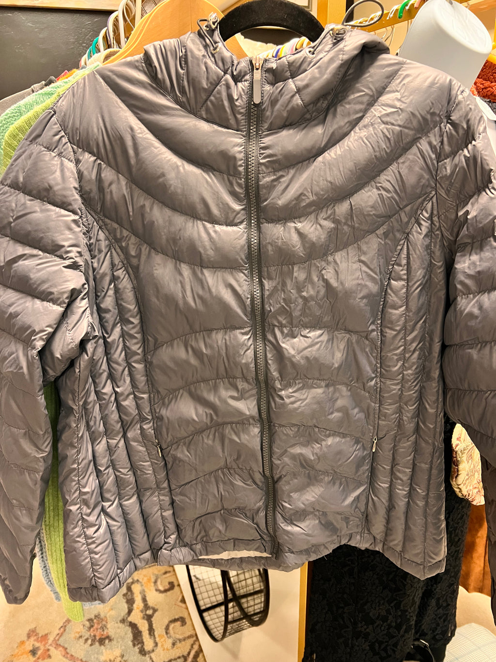 Gray Down Jacket
