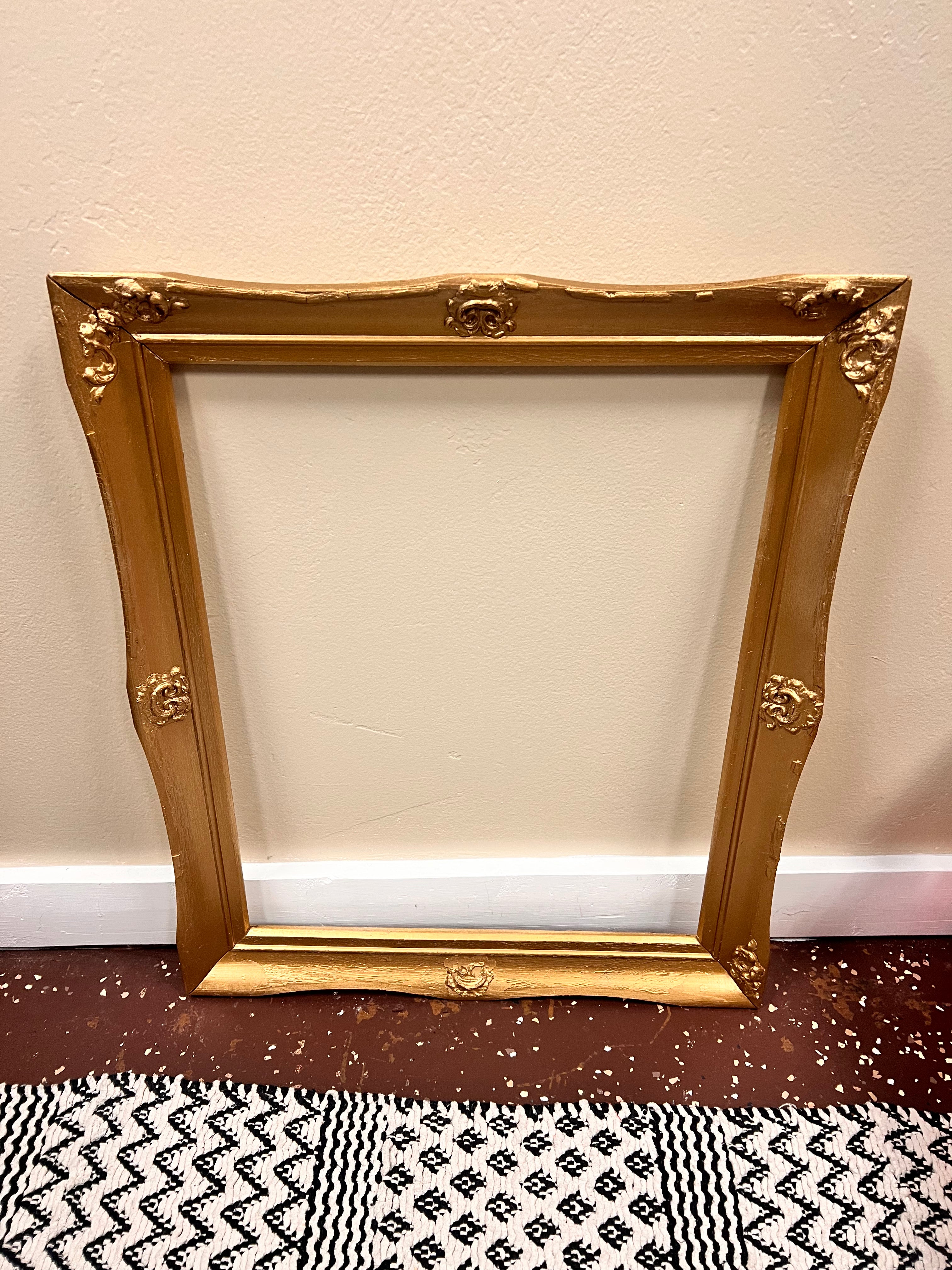 Vtg Gold Frame