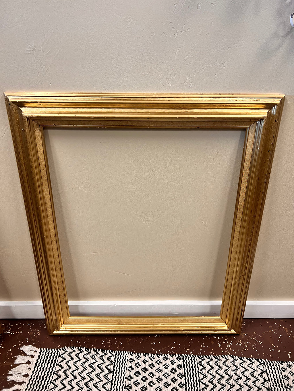 Vtg Gold Frame