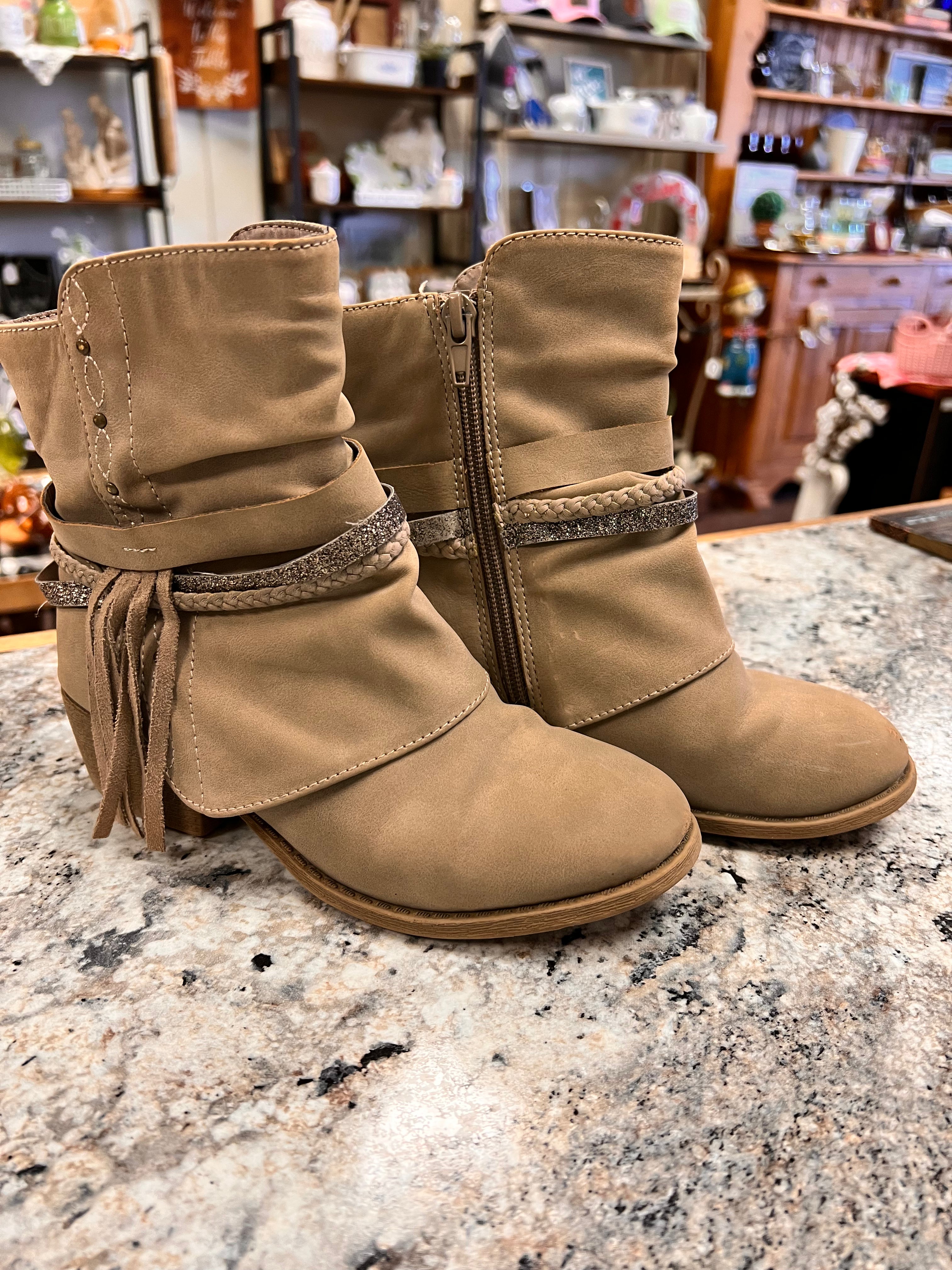 Kids Tan Boots