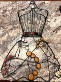 Metal Dress Decor