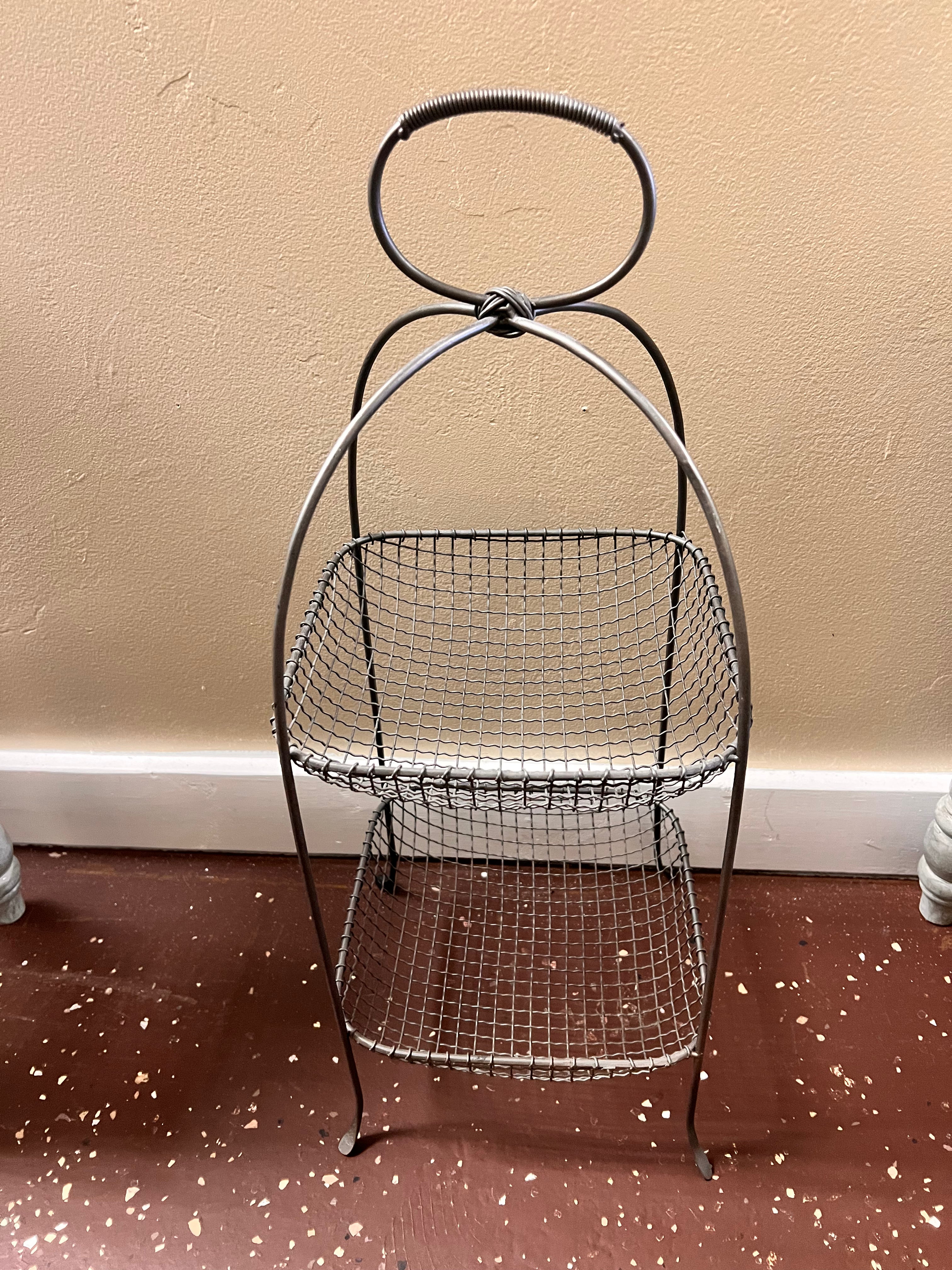 Metal Tiered Tray