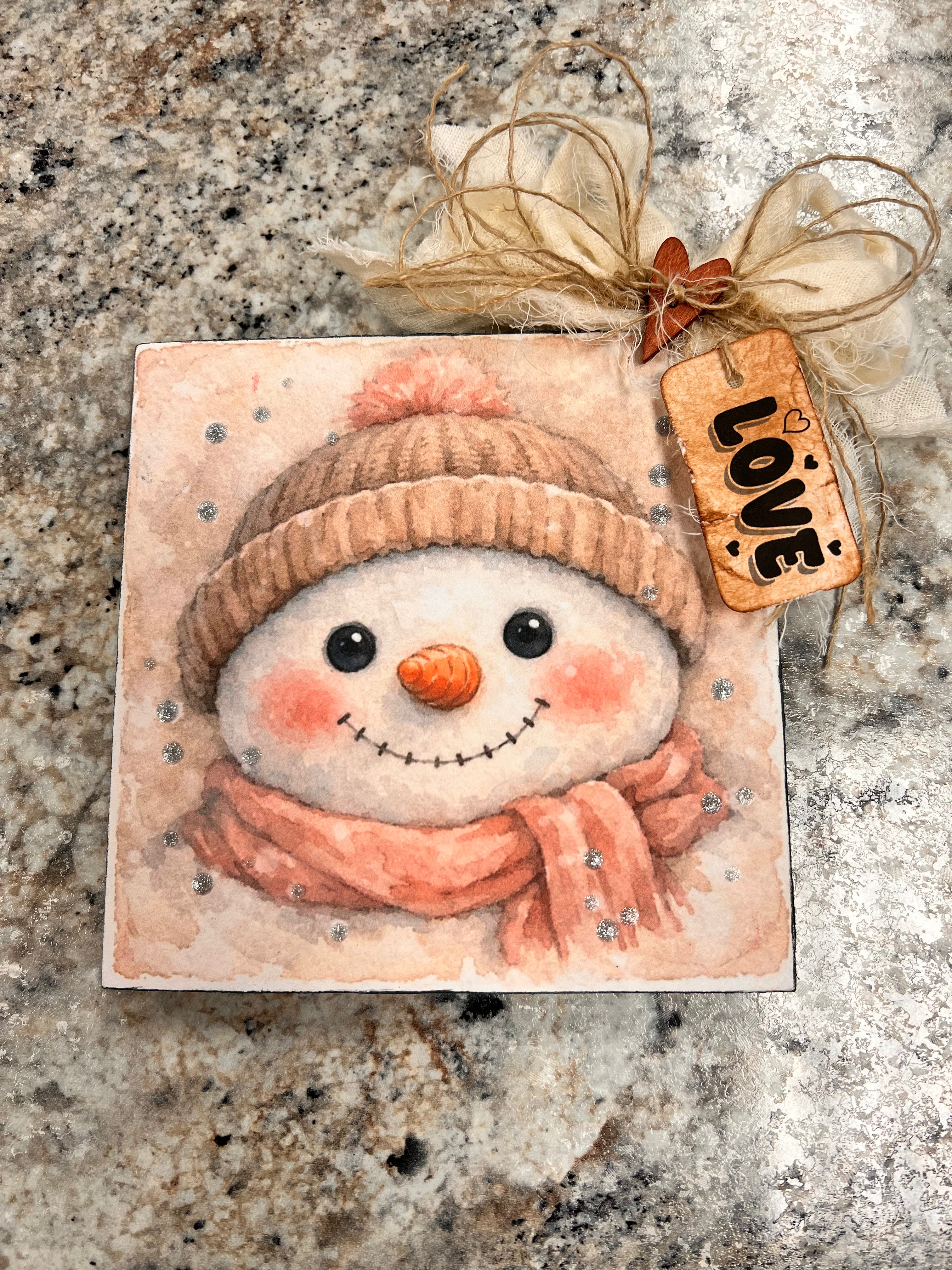 Snowman Sign