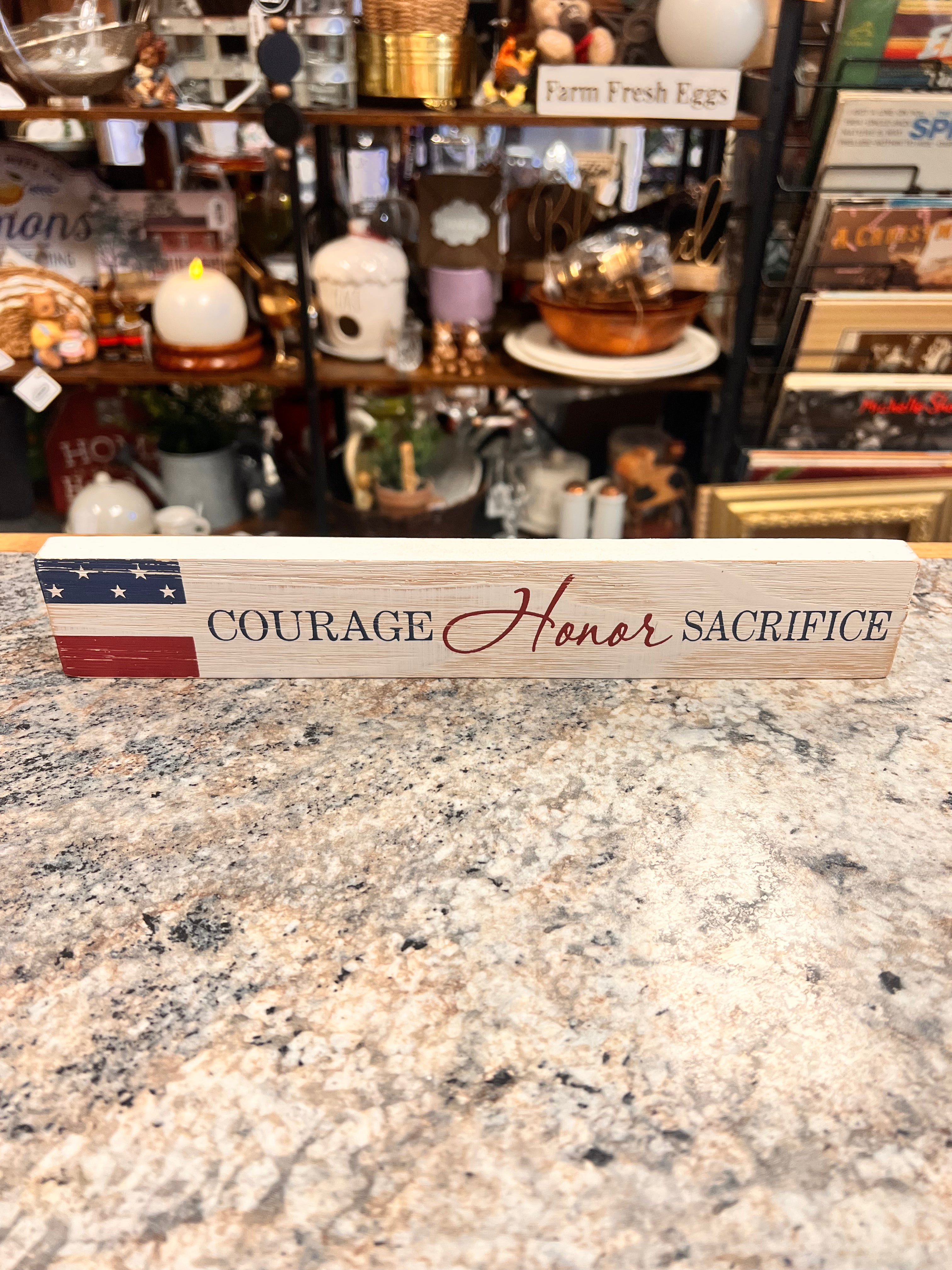 Courage Sign