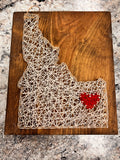Handmade Idaho Sign