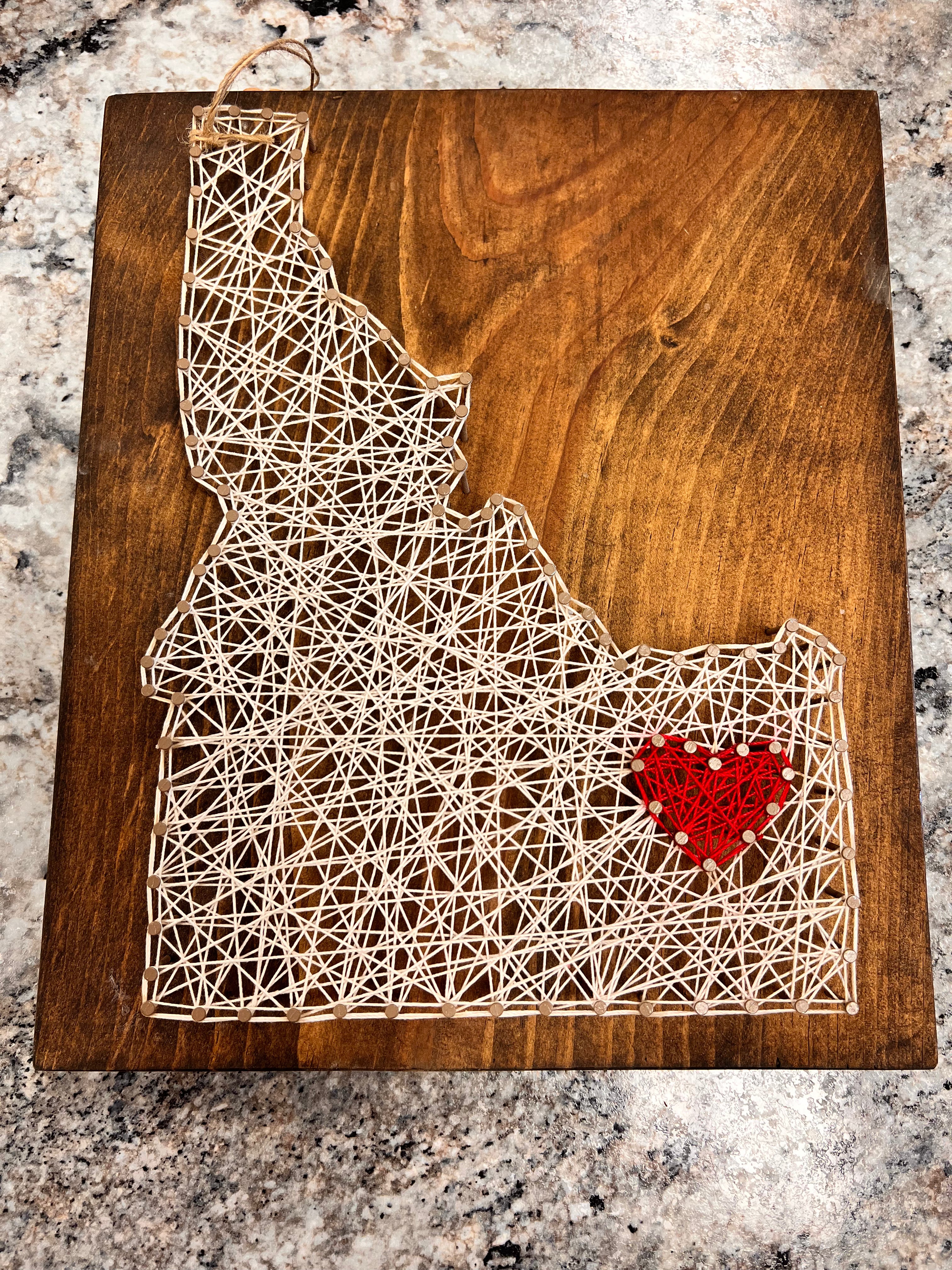 Handmade Idaho Sign