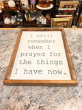 Prayed For Sign