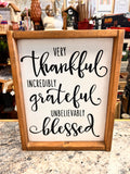 Thankful Sign