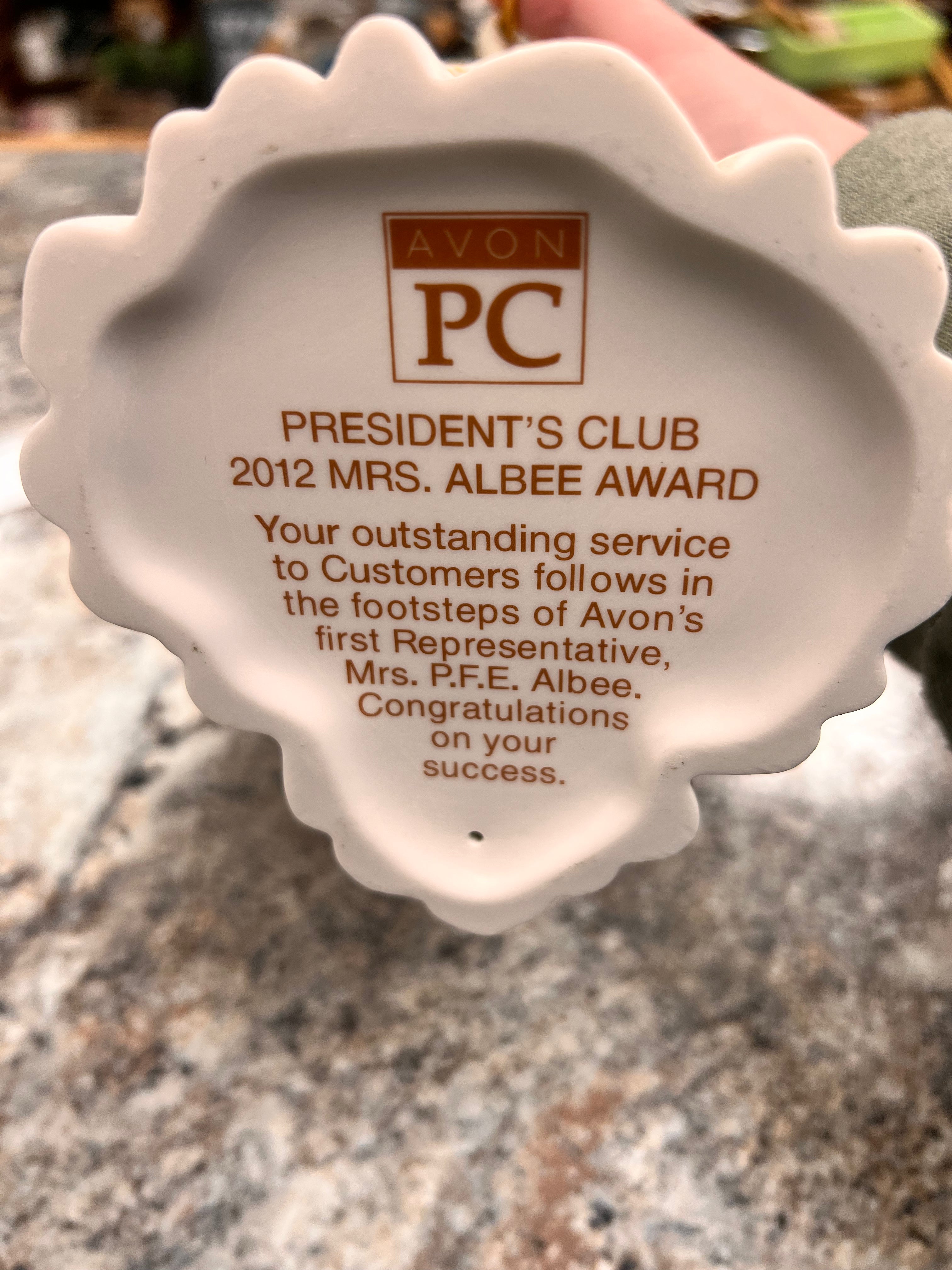 2012 Avon Award