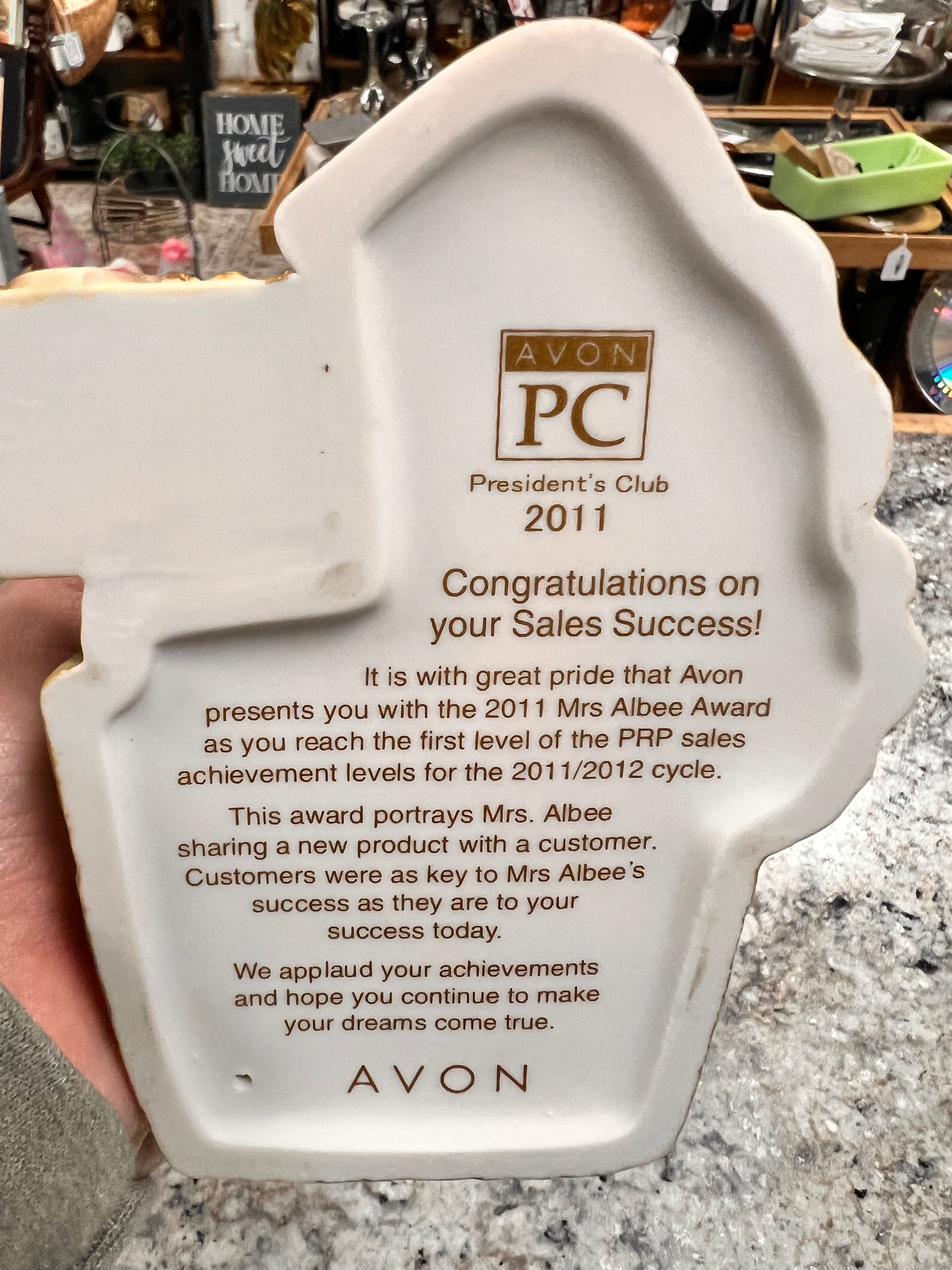 2011 Avon Award