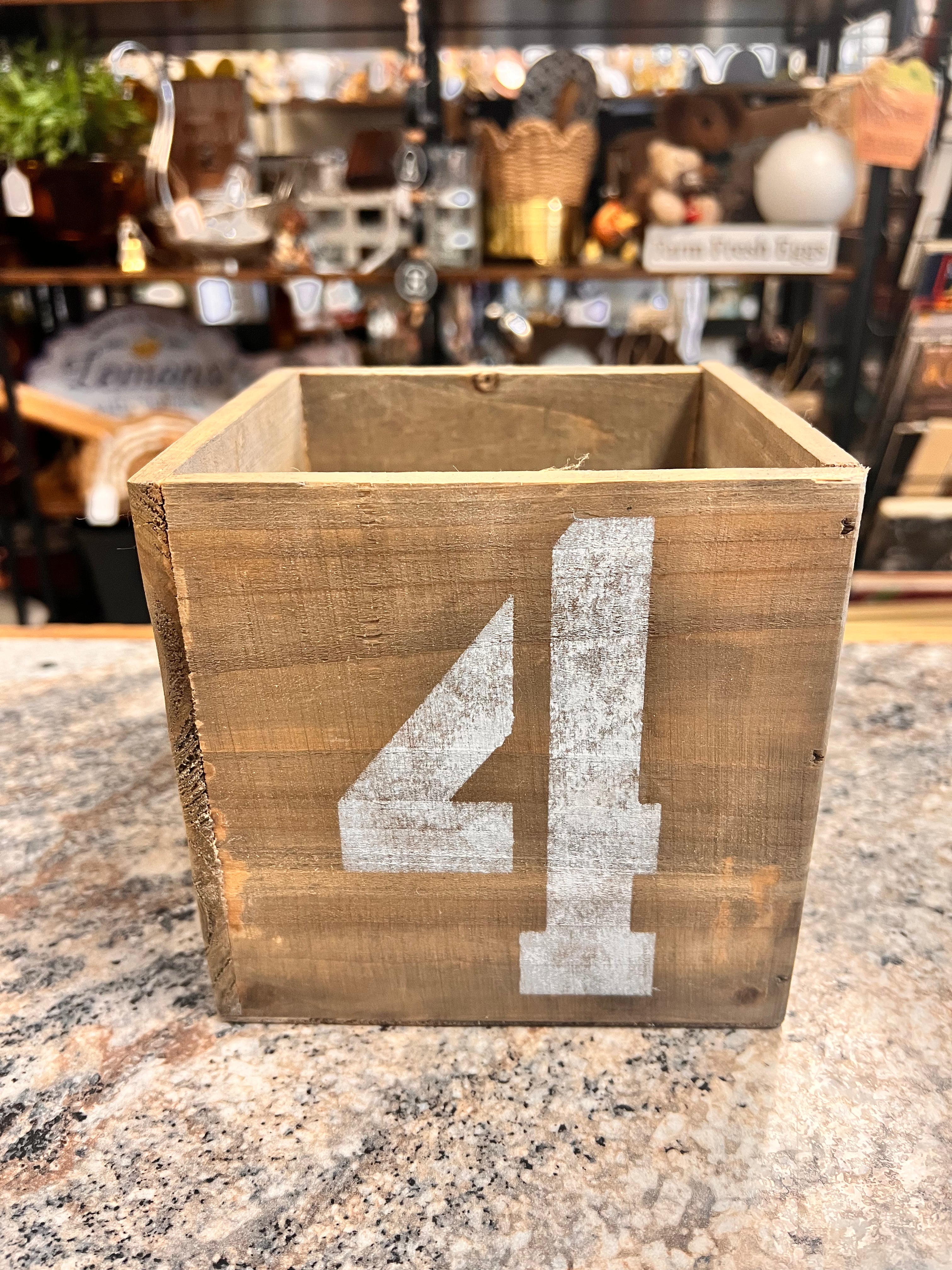 Wood Box Decor