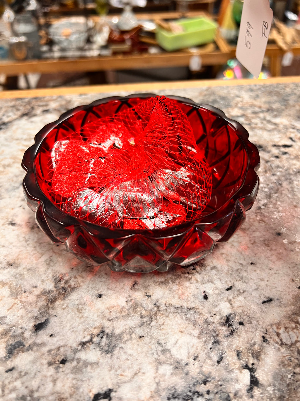 Red Candy Jar