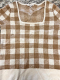 Plaid Top