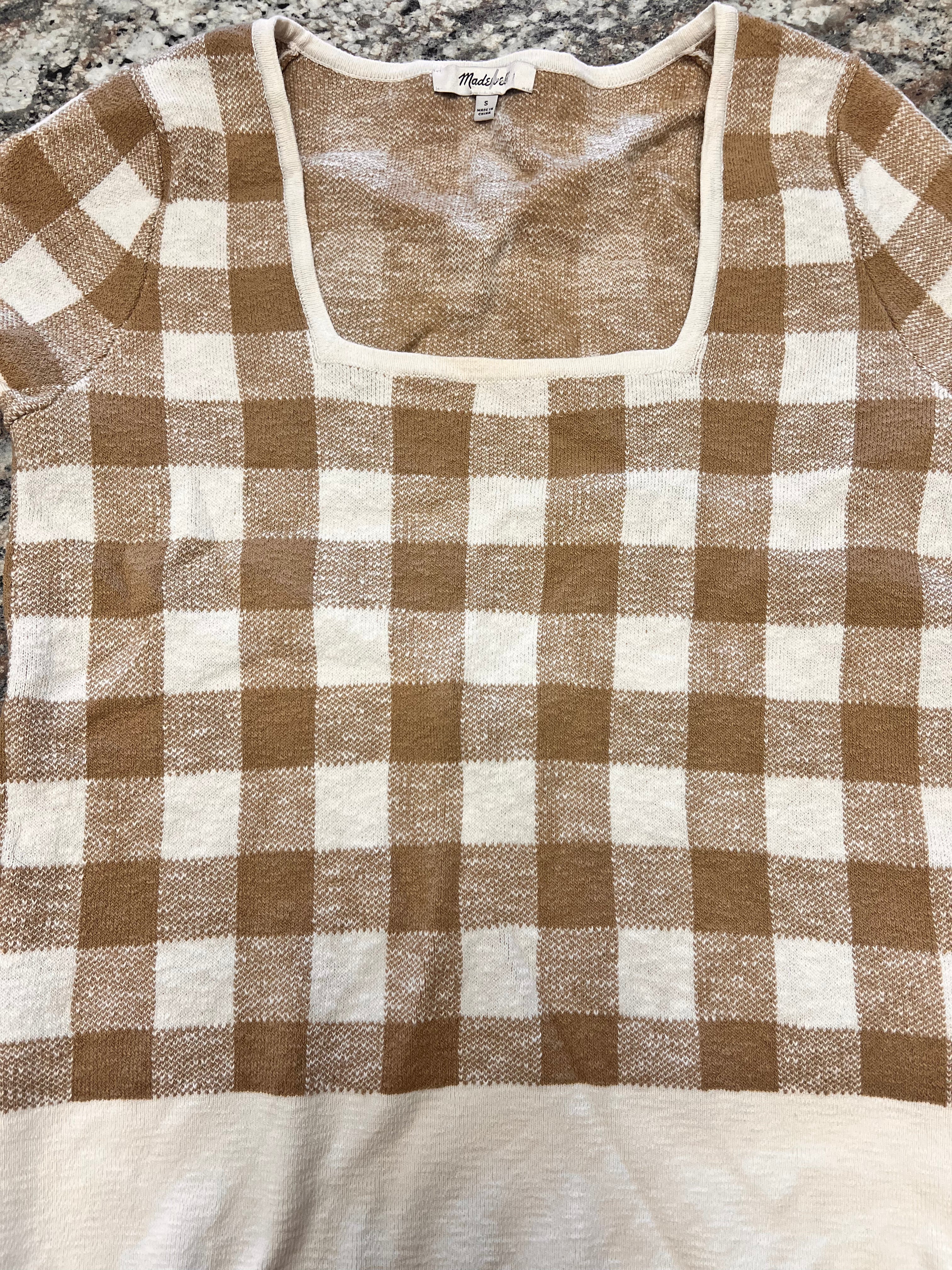 Plaid Top