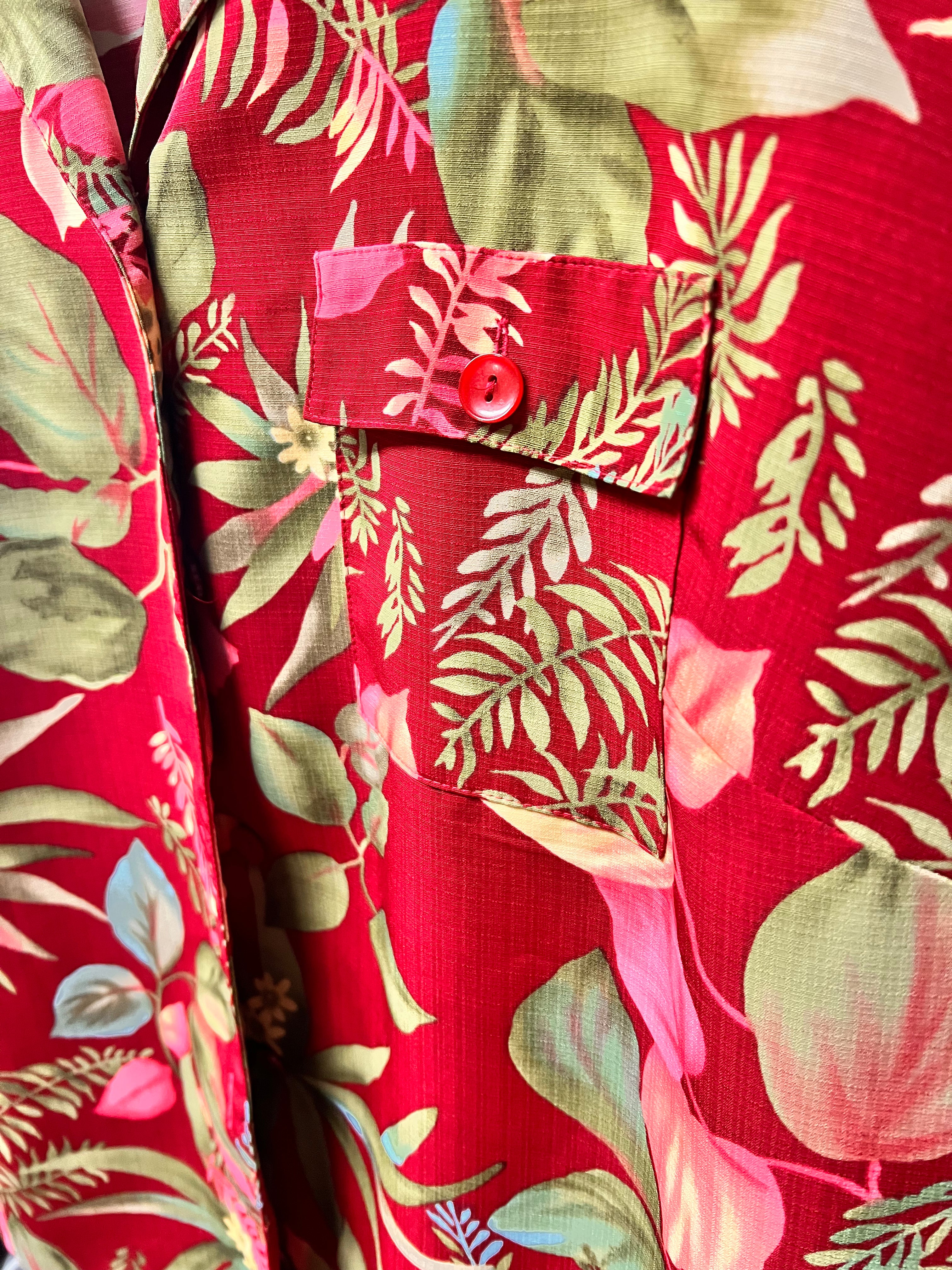 Red Button Up
