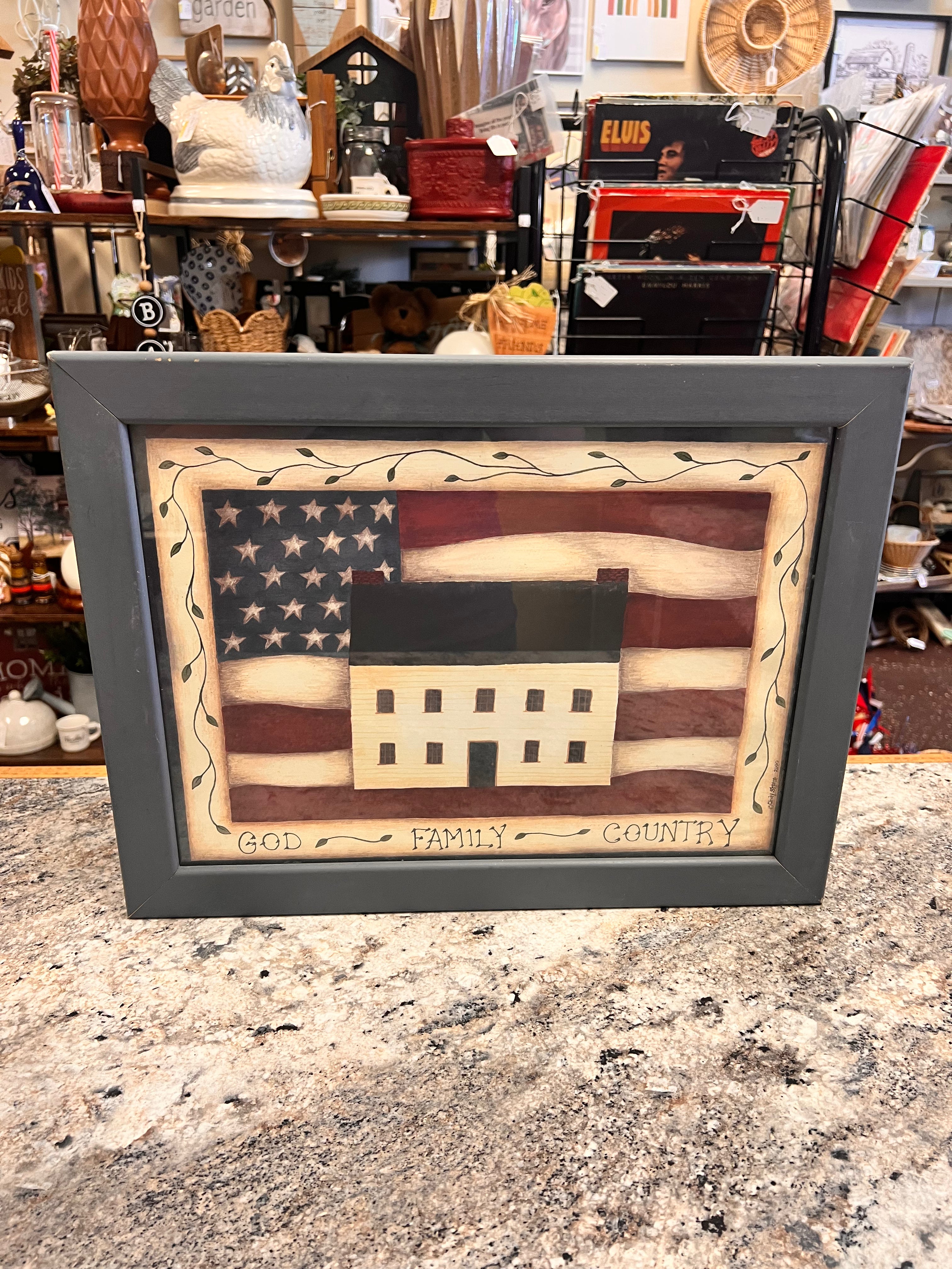 God, Country Sign