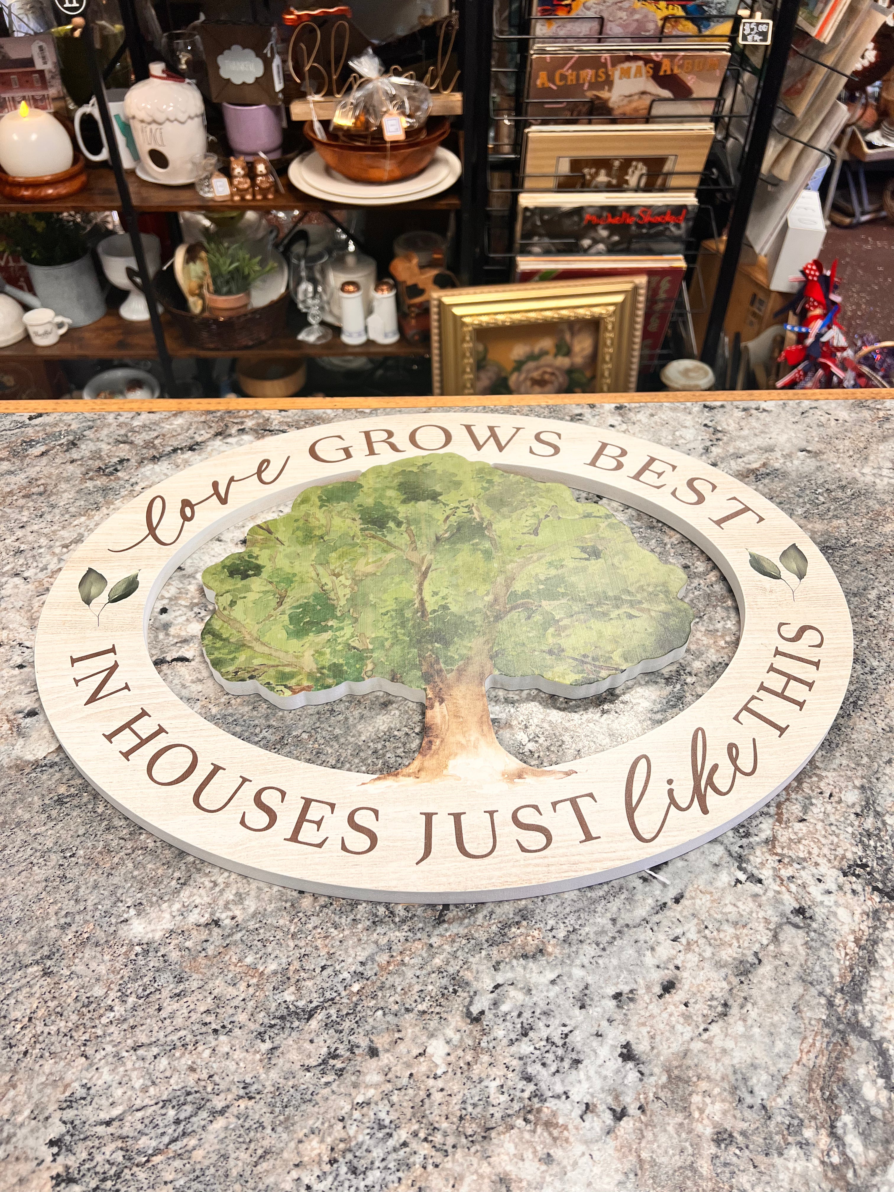 Love Grows Sign