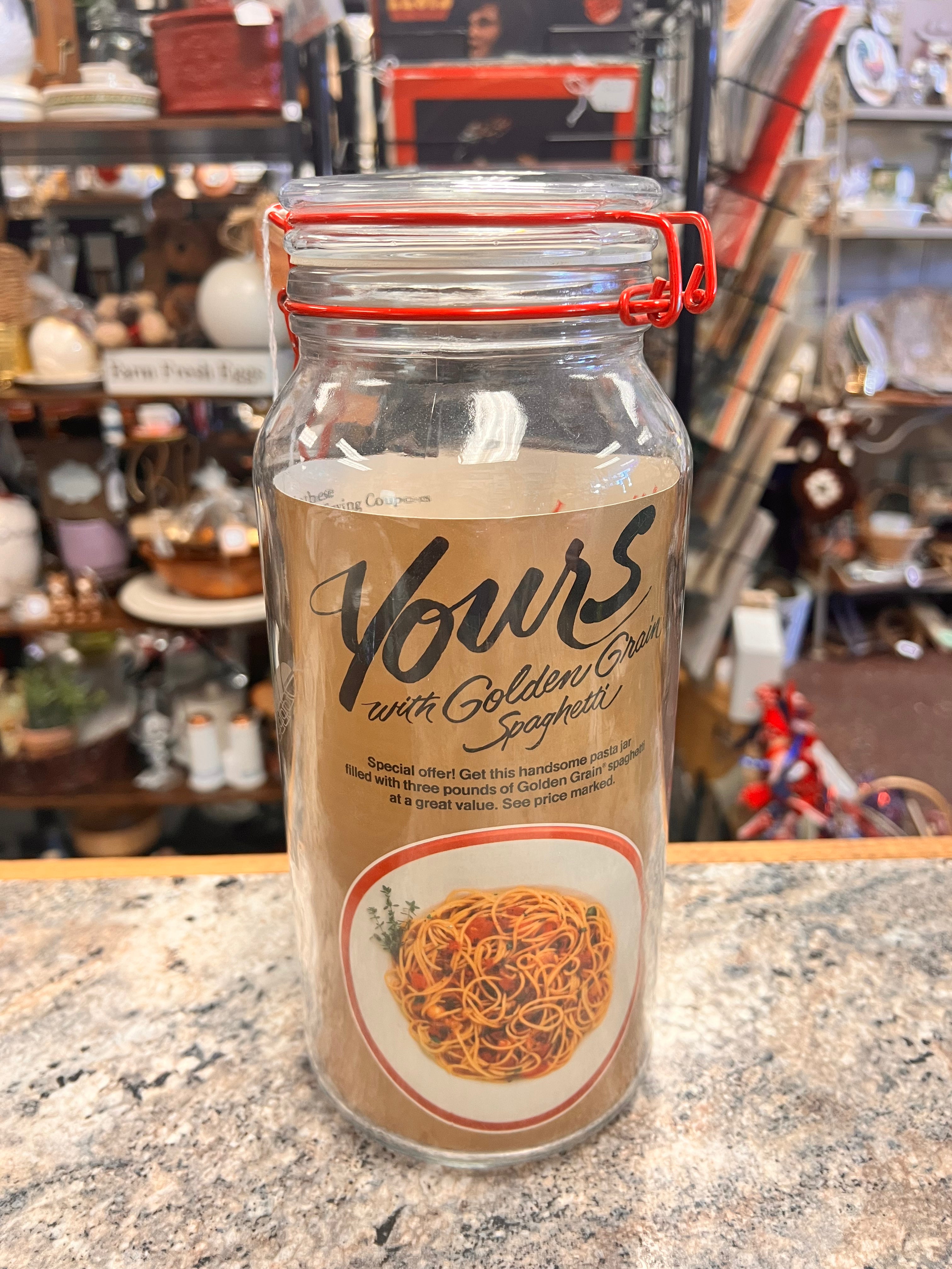 VTG Pasta Jar