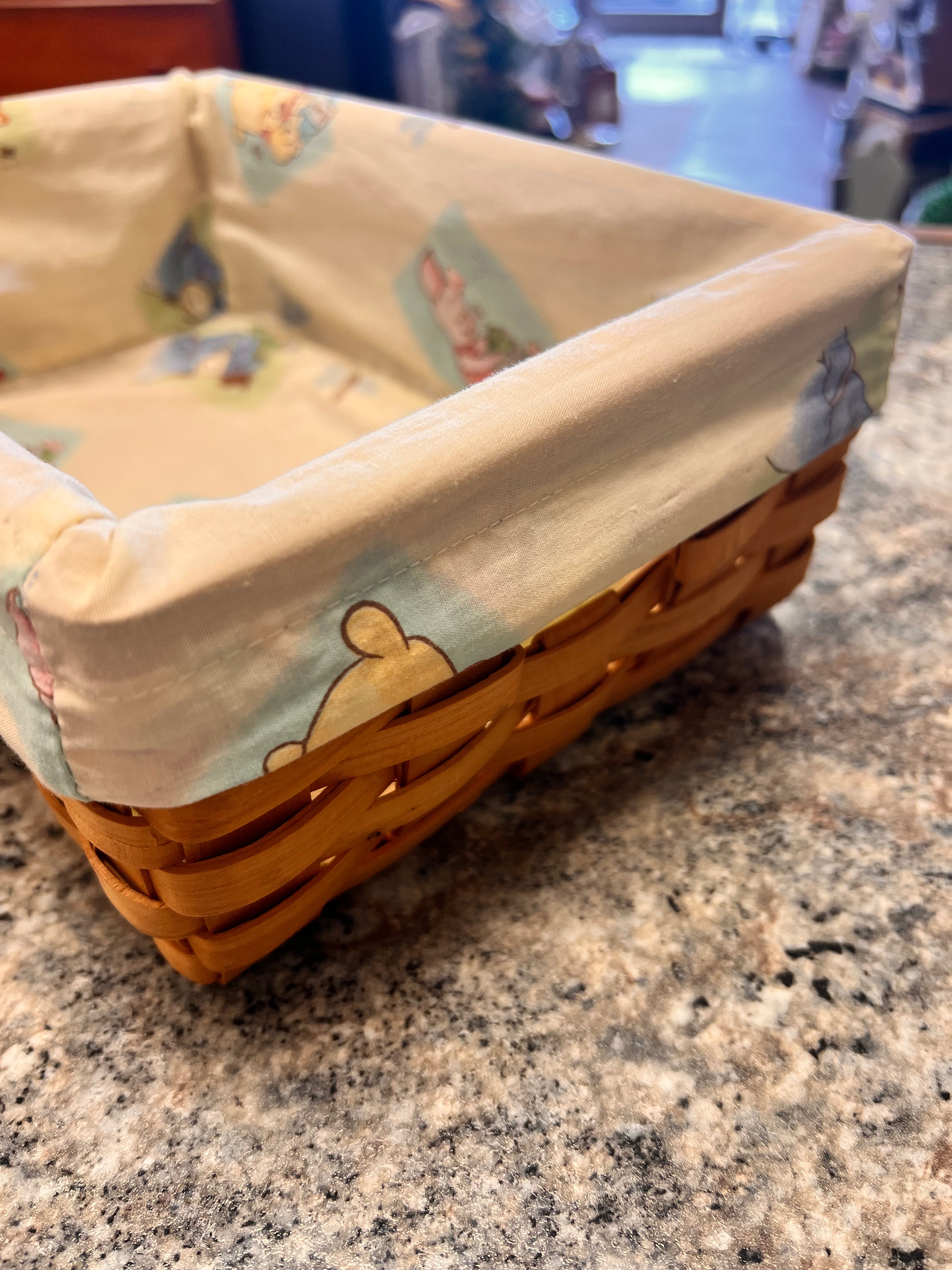 Vintage Pooh Basket