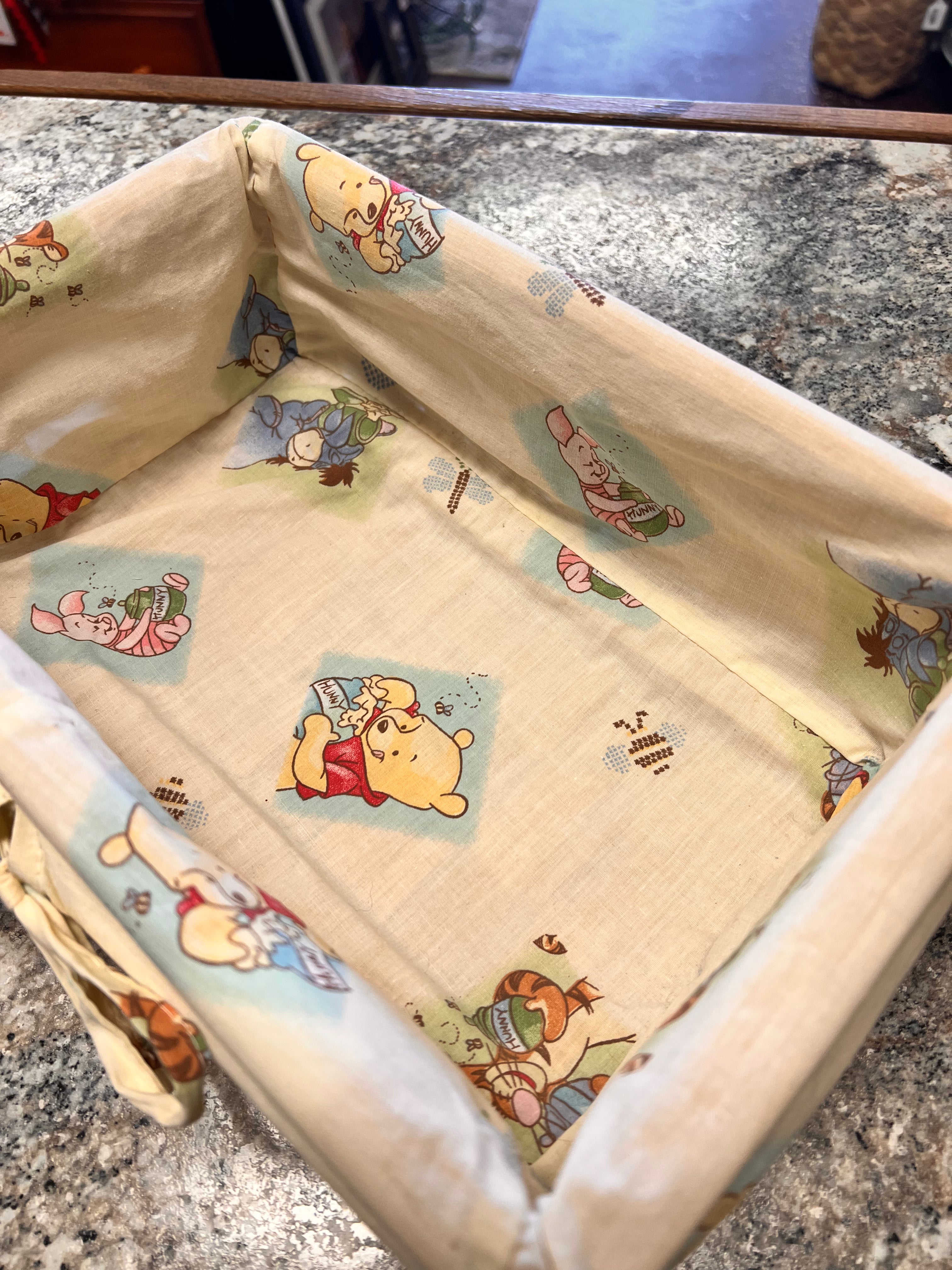 Vintage Pooh Basket