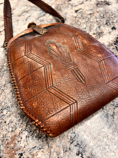 1920s Leather Purse