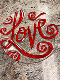 11” Love Plate