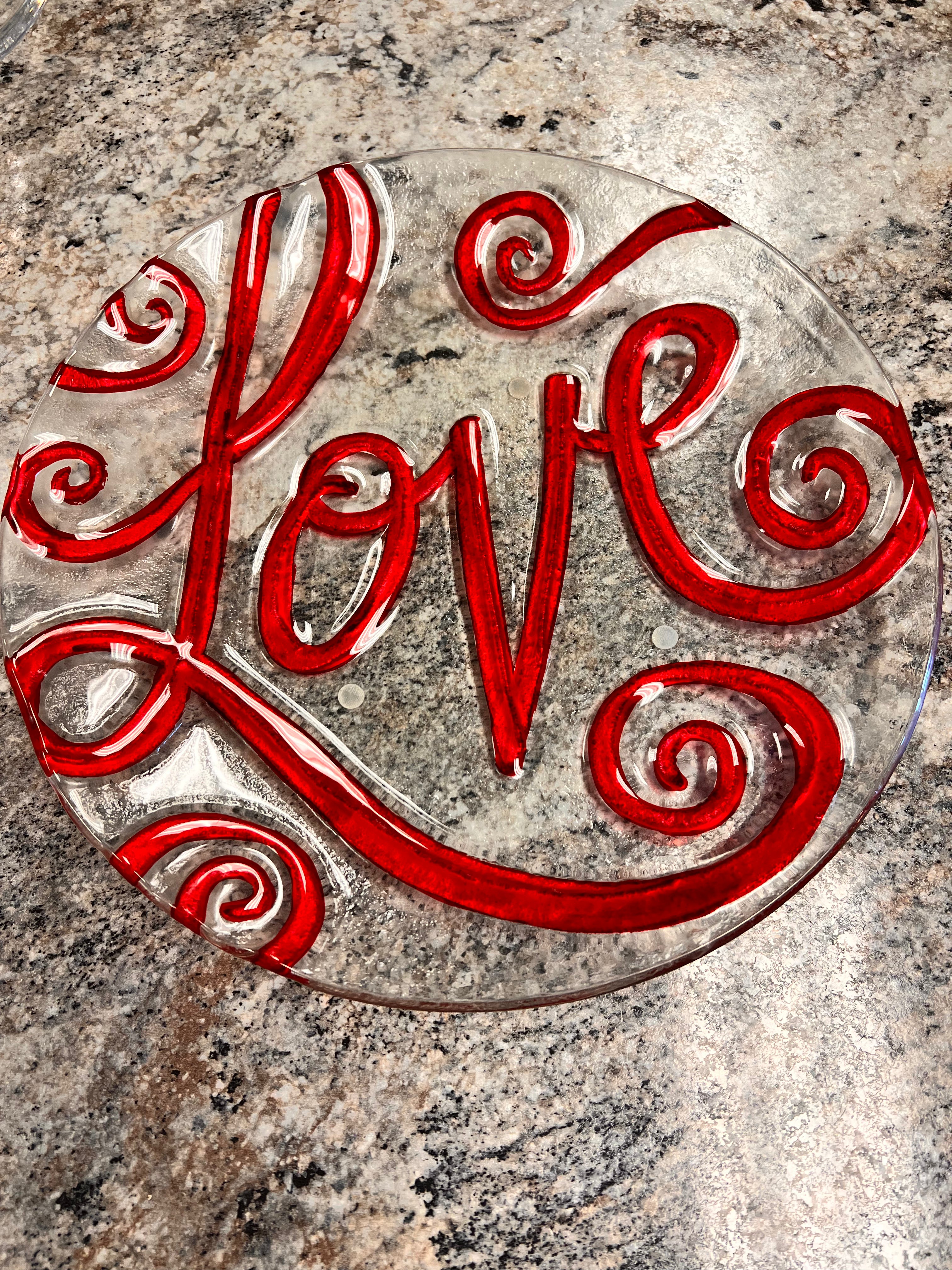 11” Love Plate