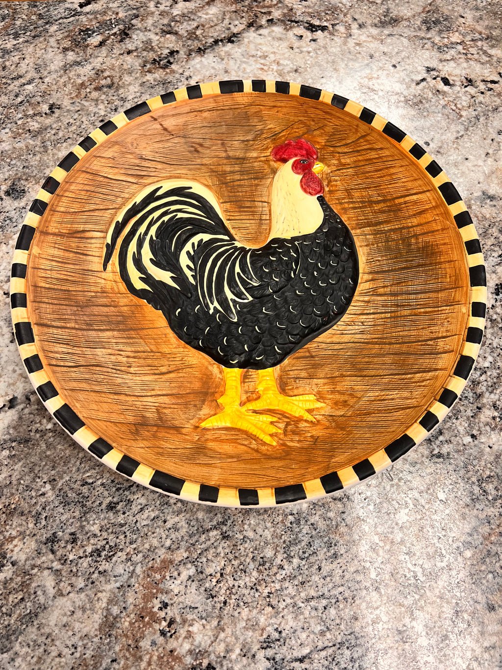 Rooster Plate