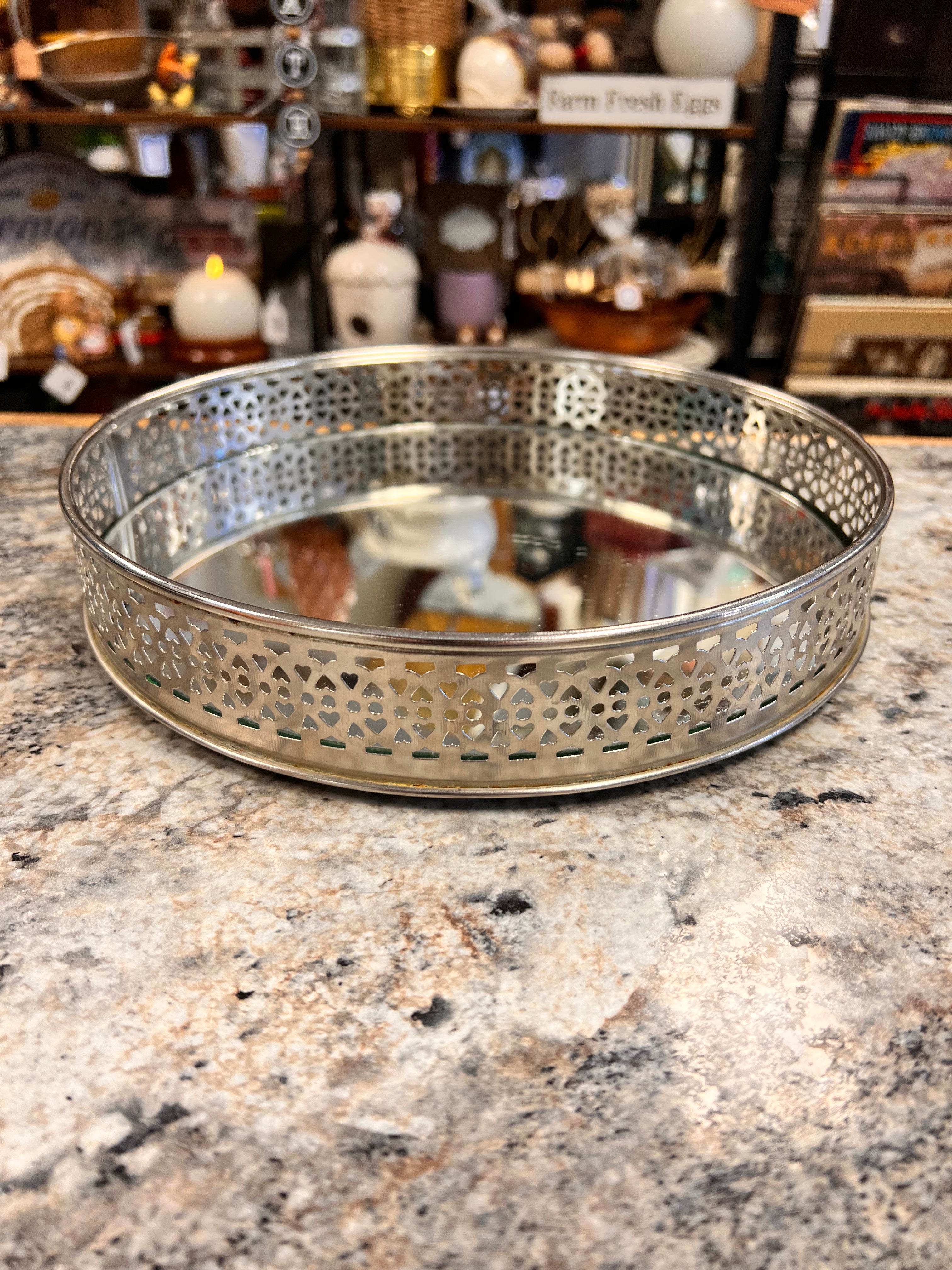 Mirrored Tray