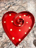Red Metal Heart