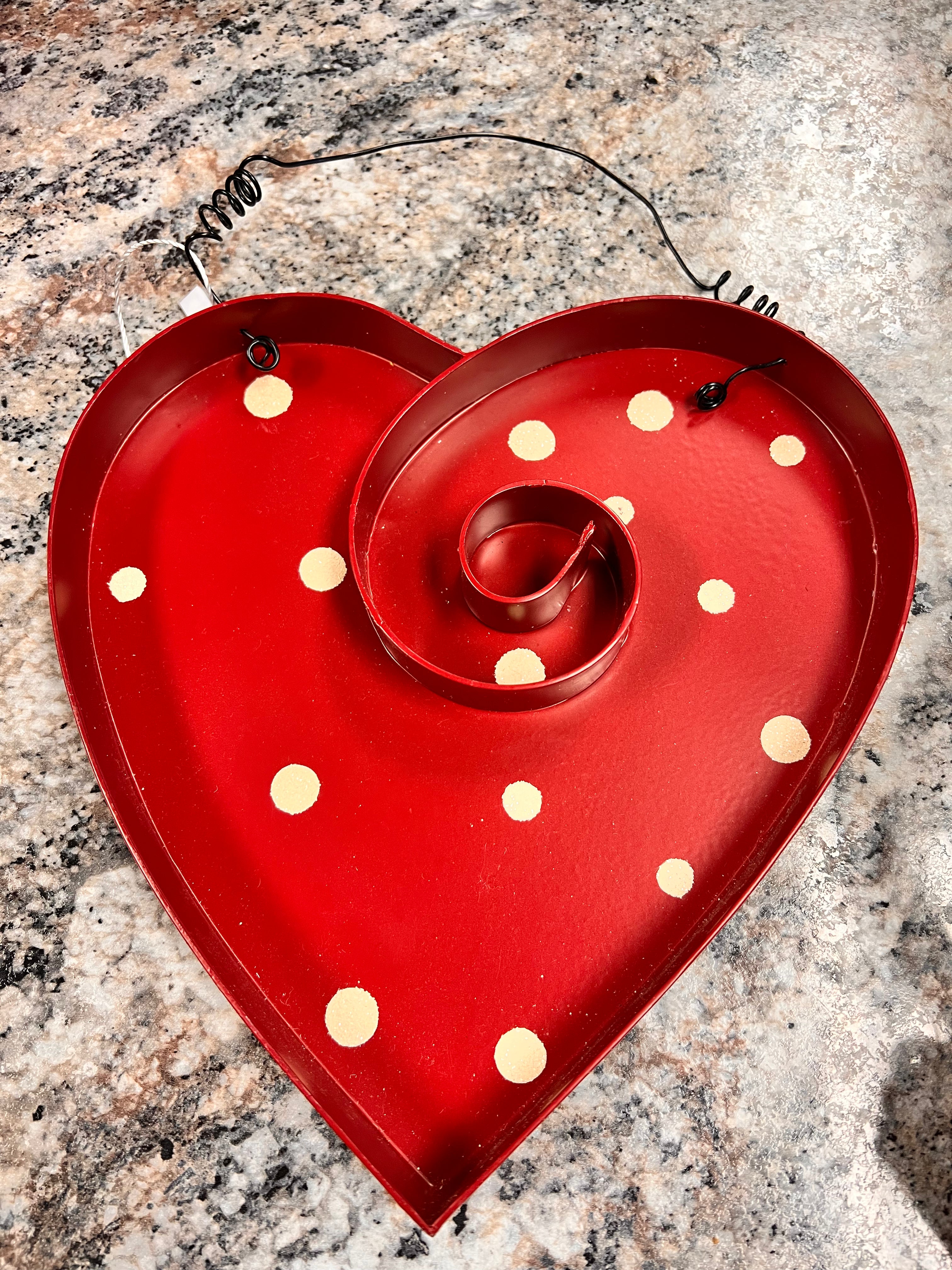 Red Metal Heart