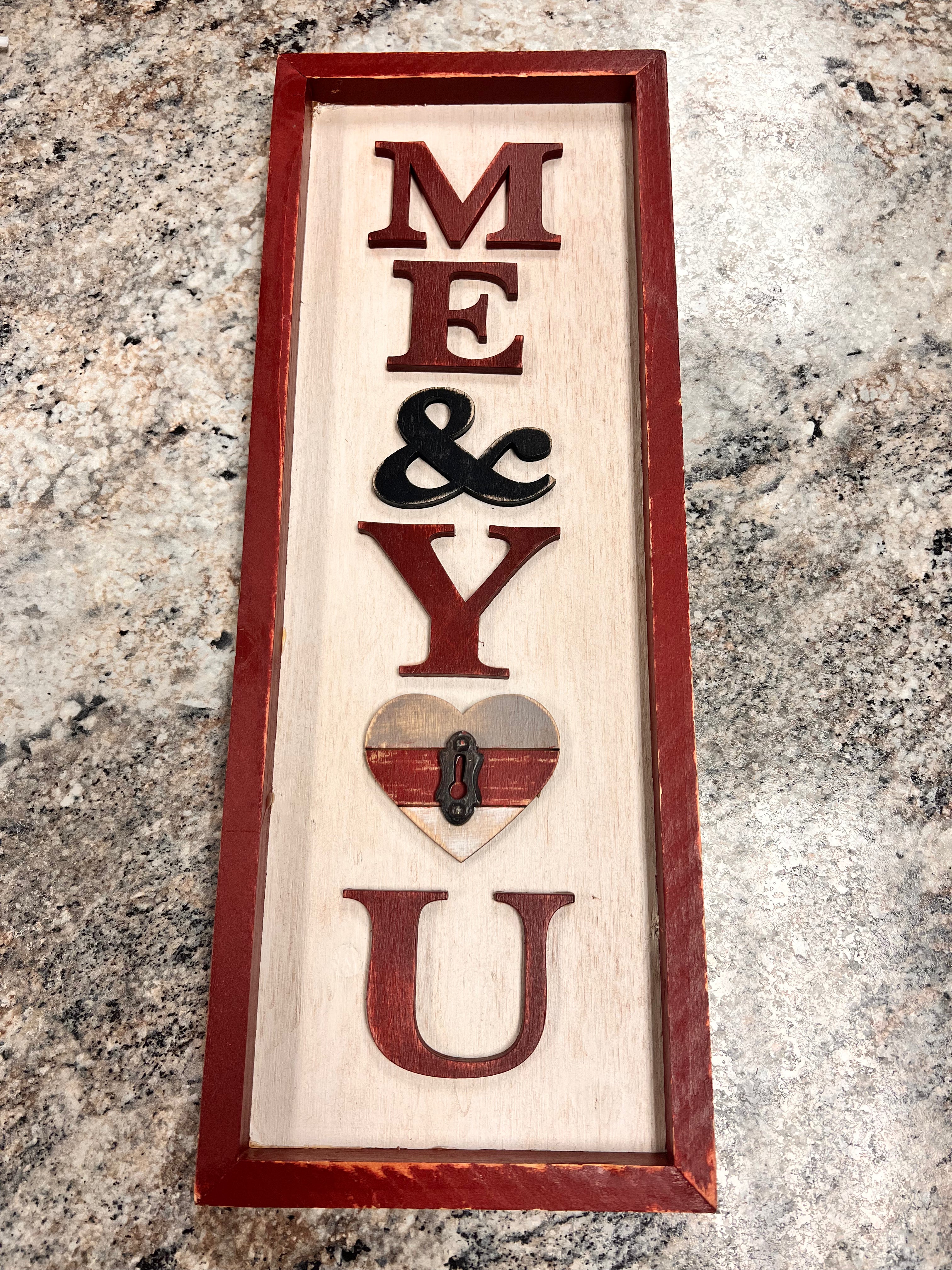 Me & You Sign