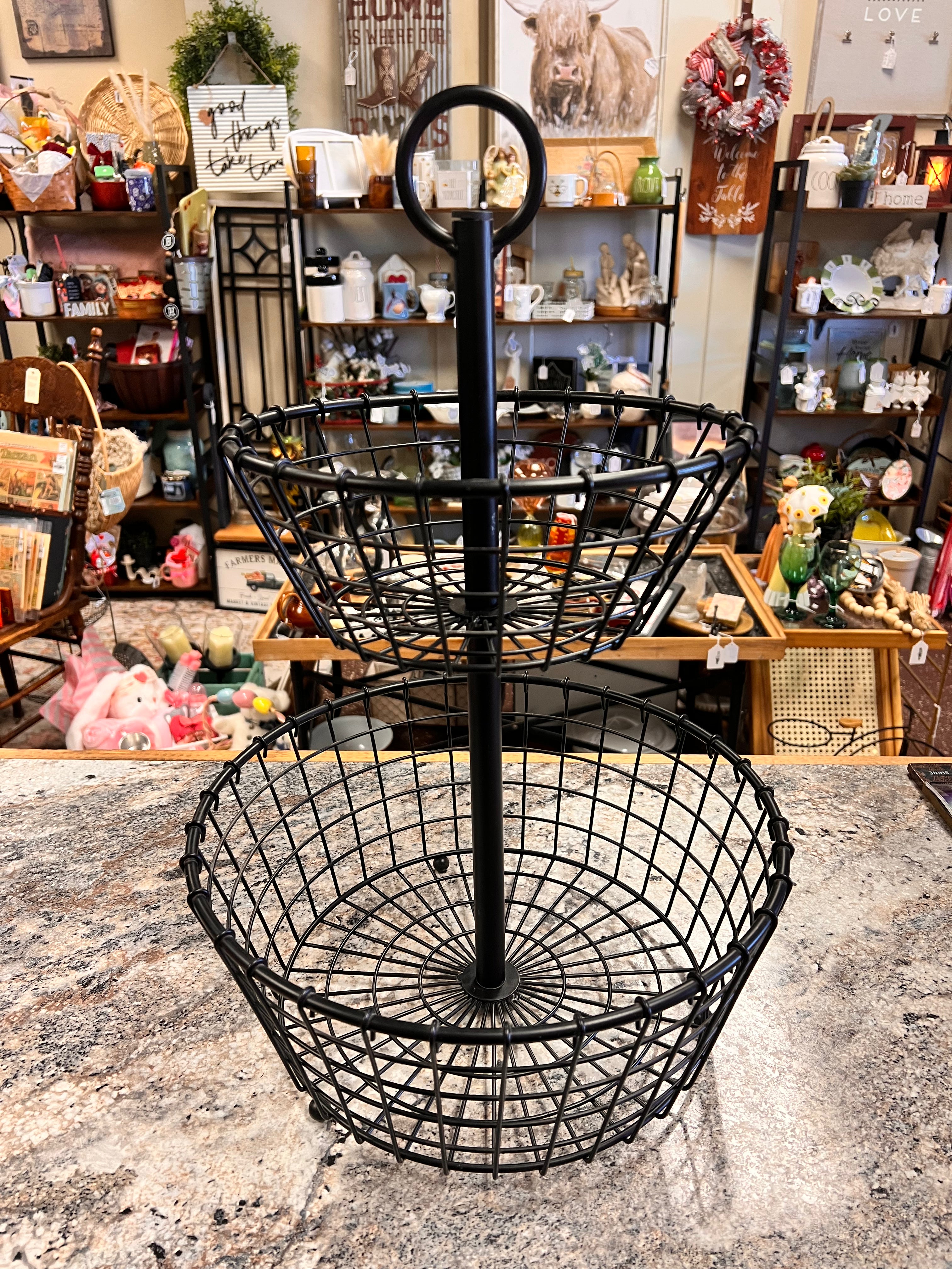 Metal Tiered Tray