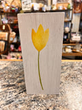 Wood Tulip Sign