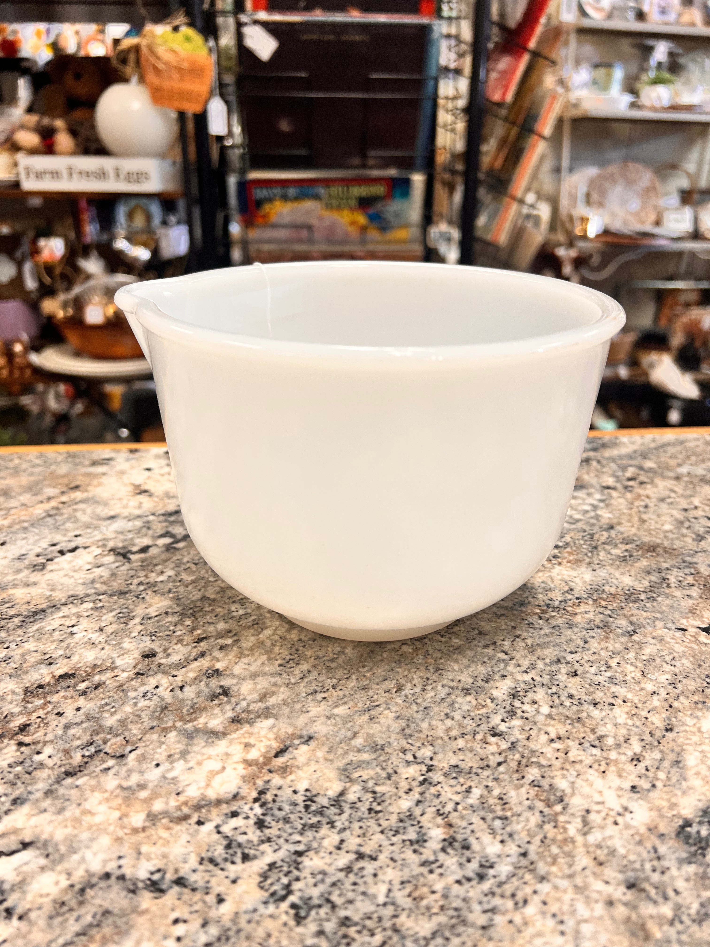 Milk Glass Bowl