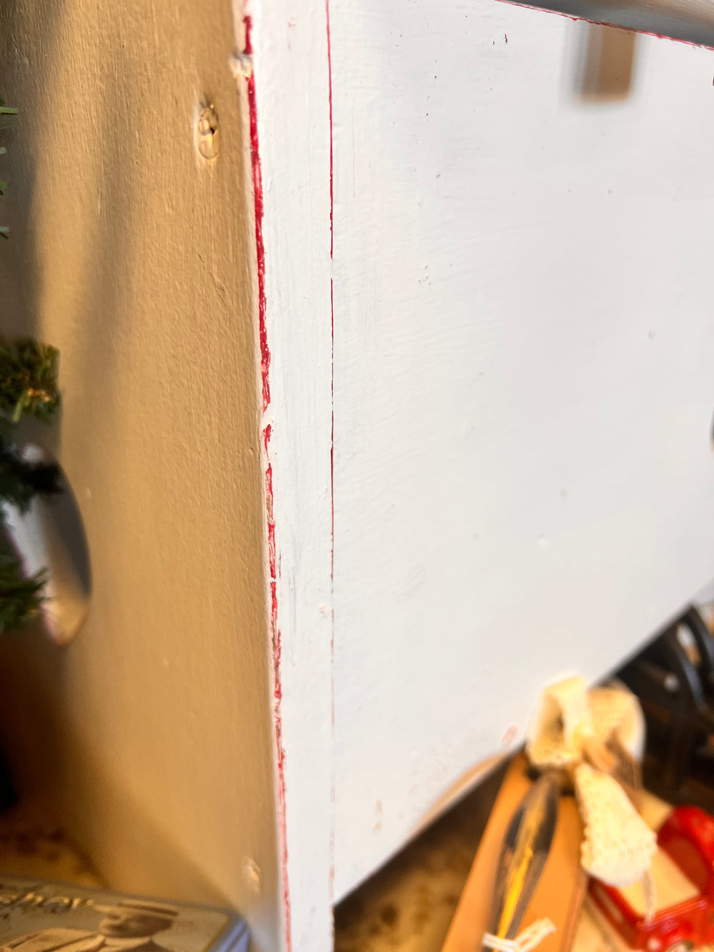 White Storage Bench
