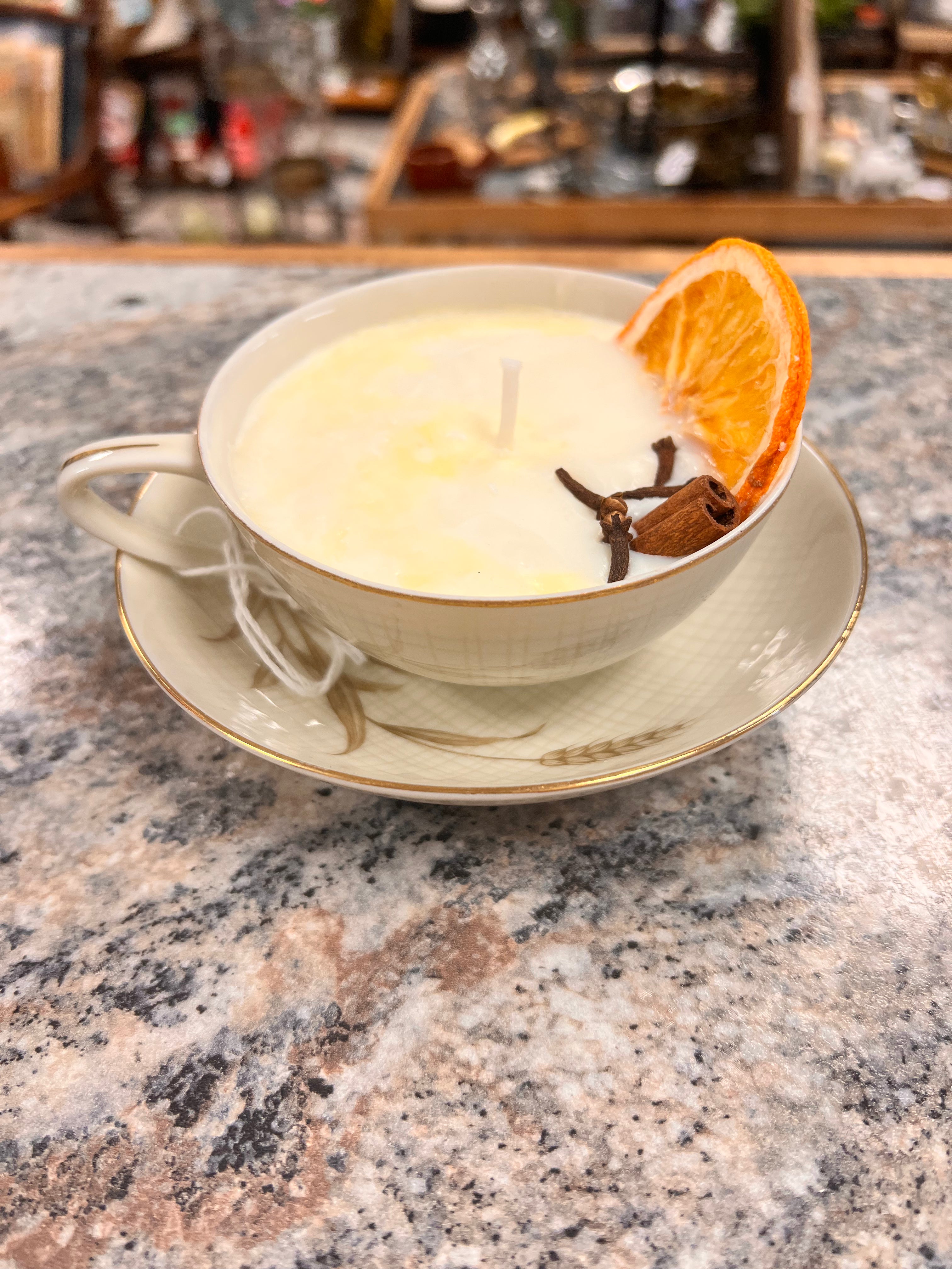 Tea Cup Candle