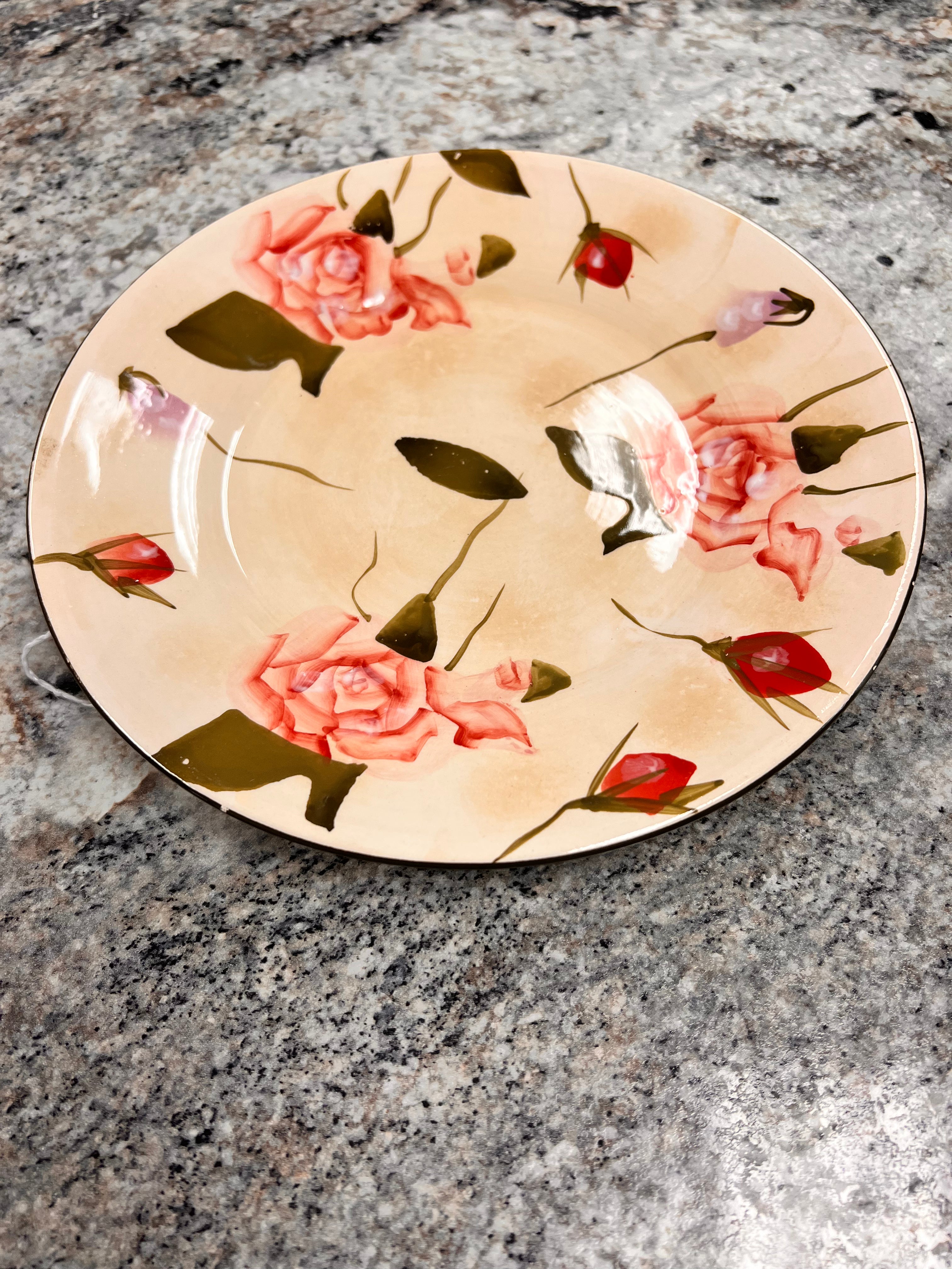 Floral Plate