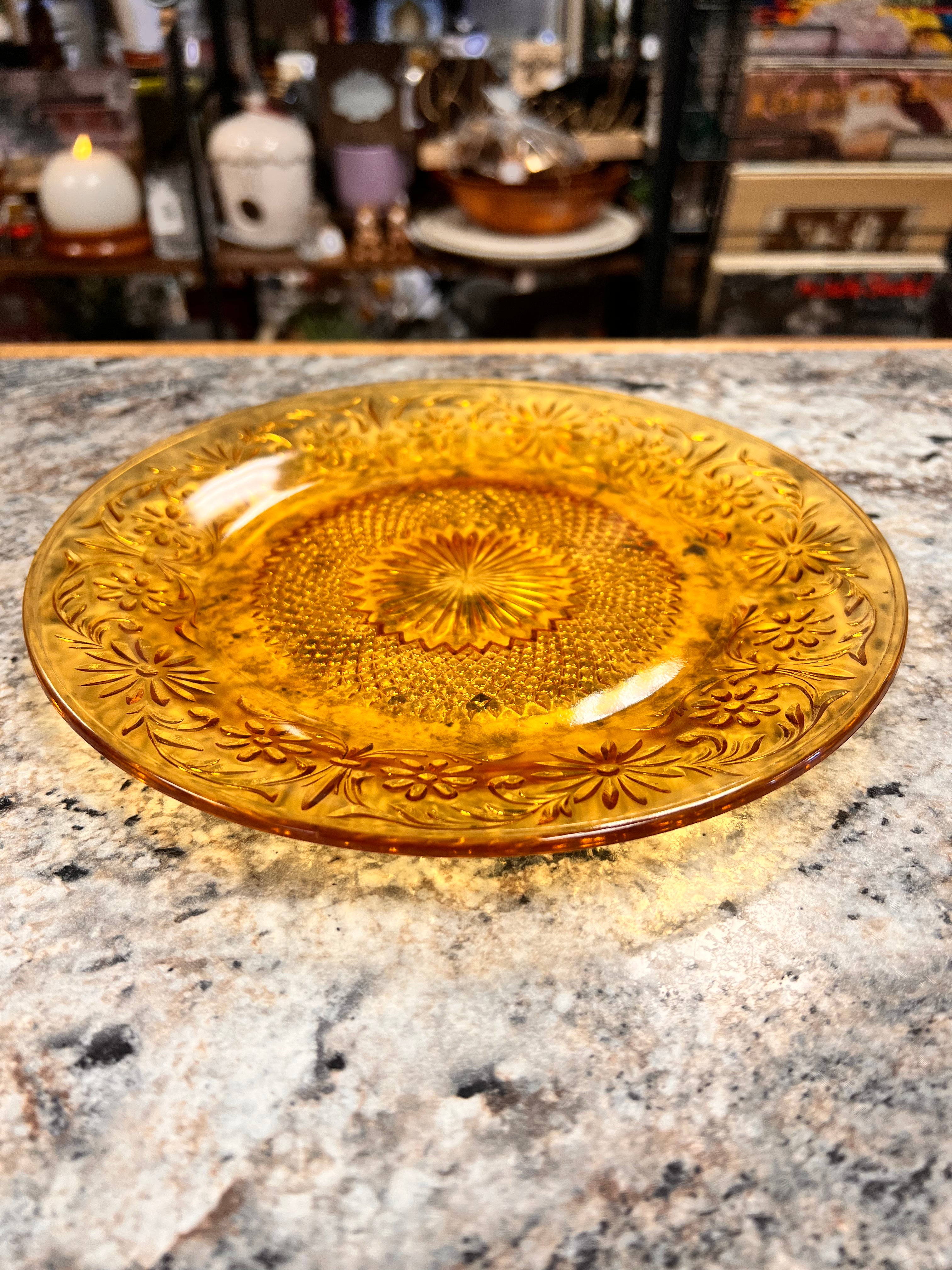 8.5” Amber Plate