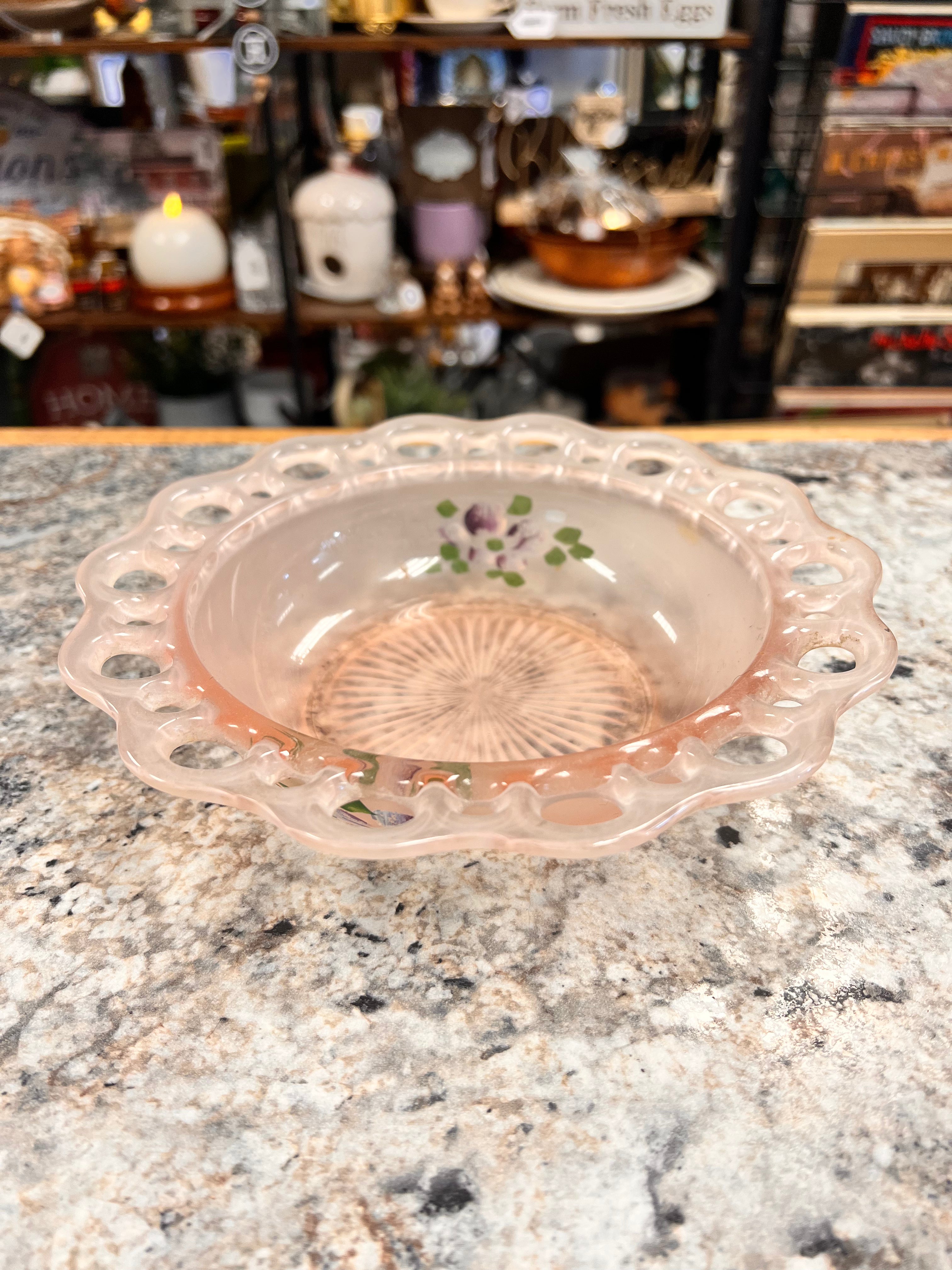 1930s Pink Bowl