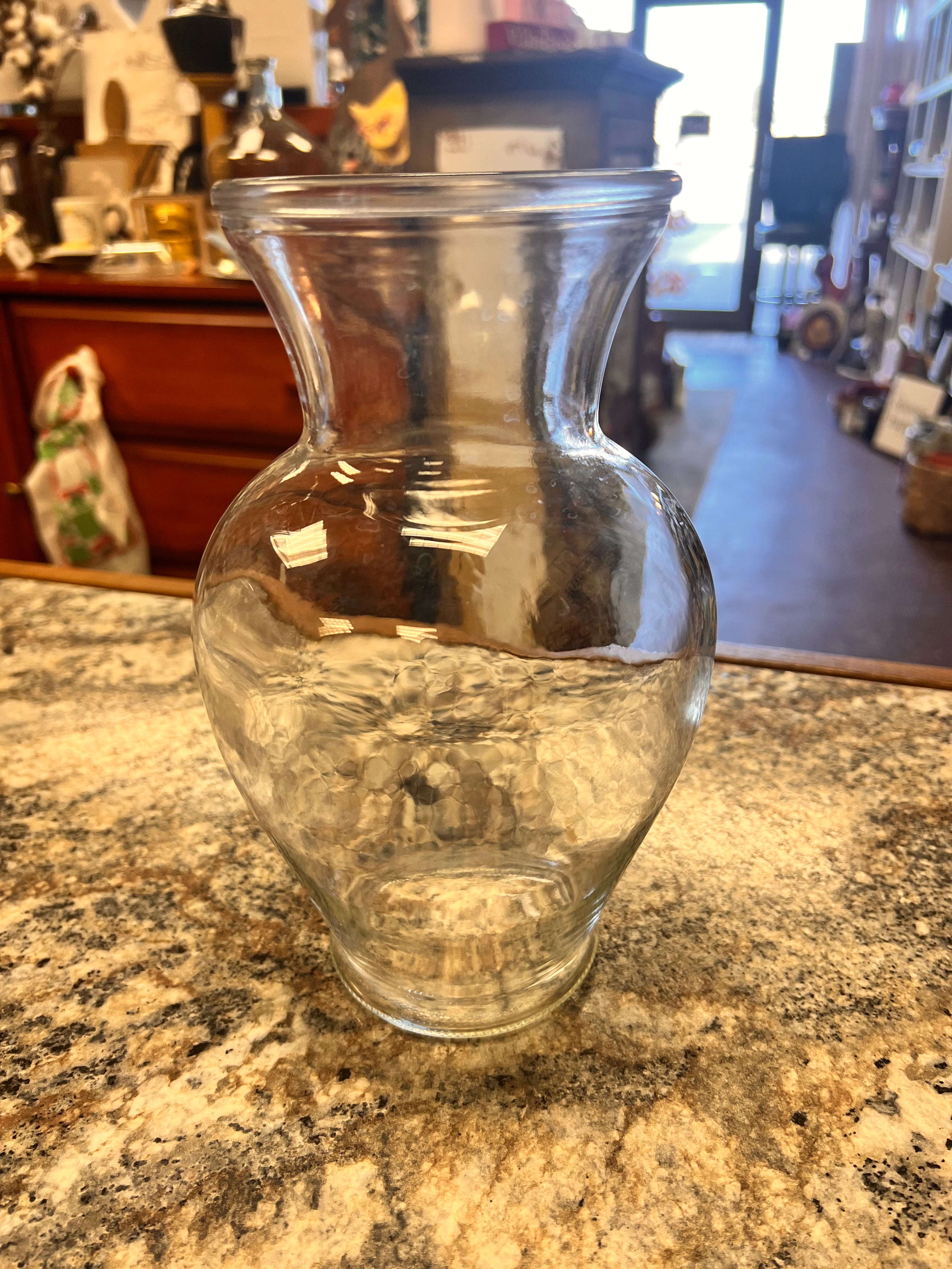 Clear Glass Vase