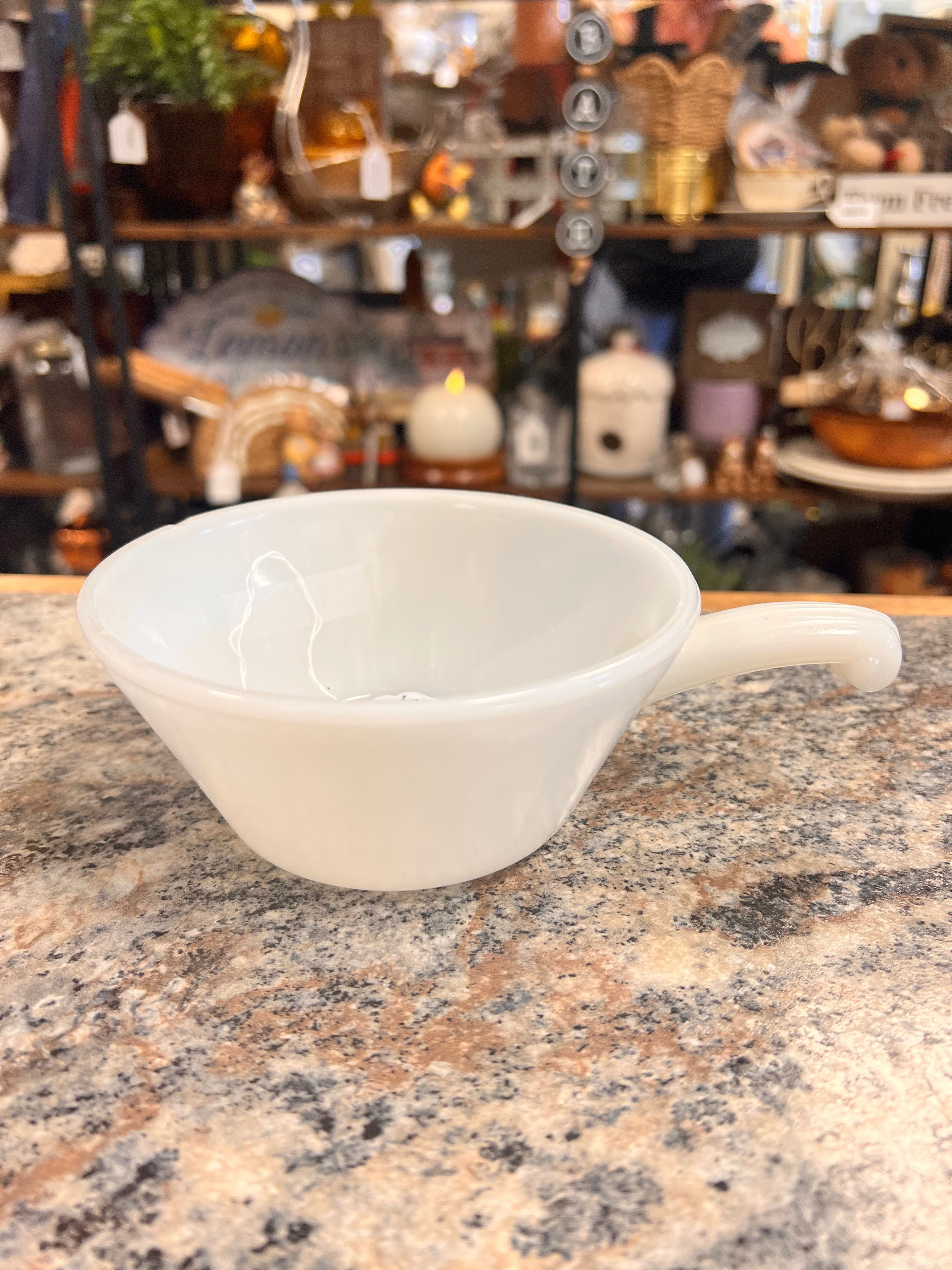 Milk Glass Dish