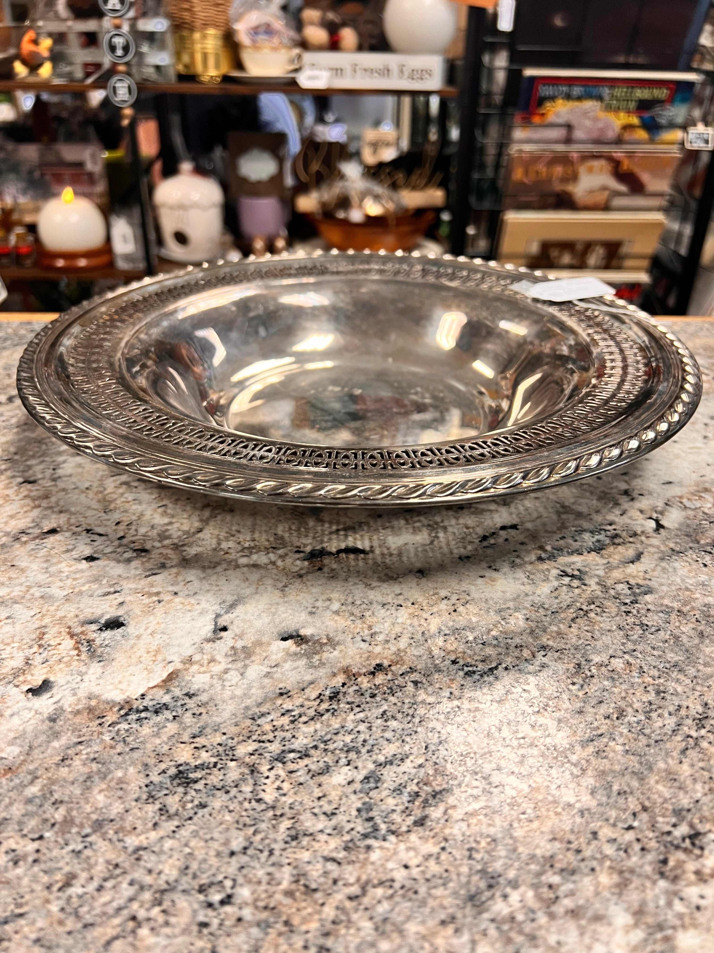 Silver Plated Dish