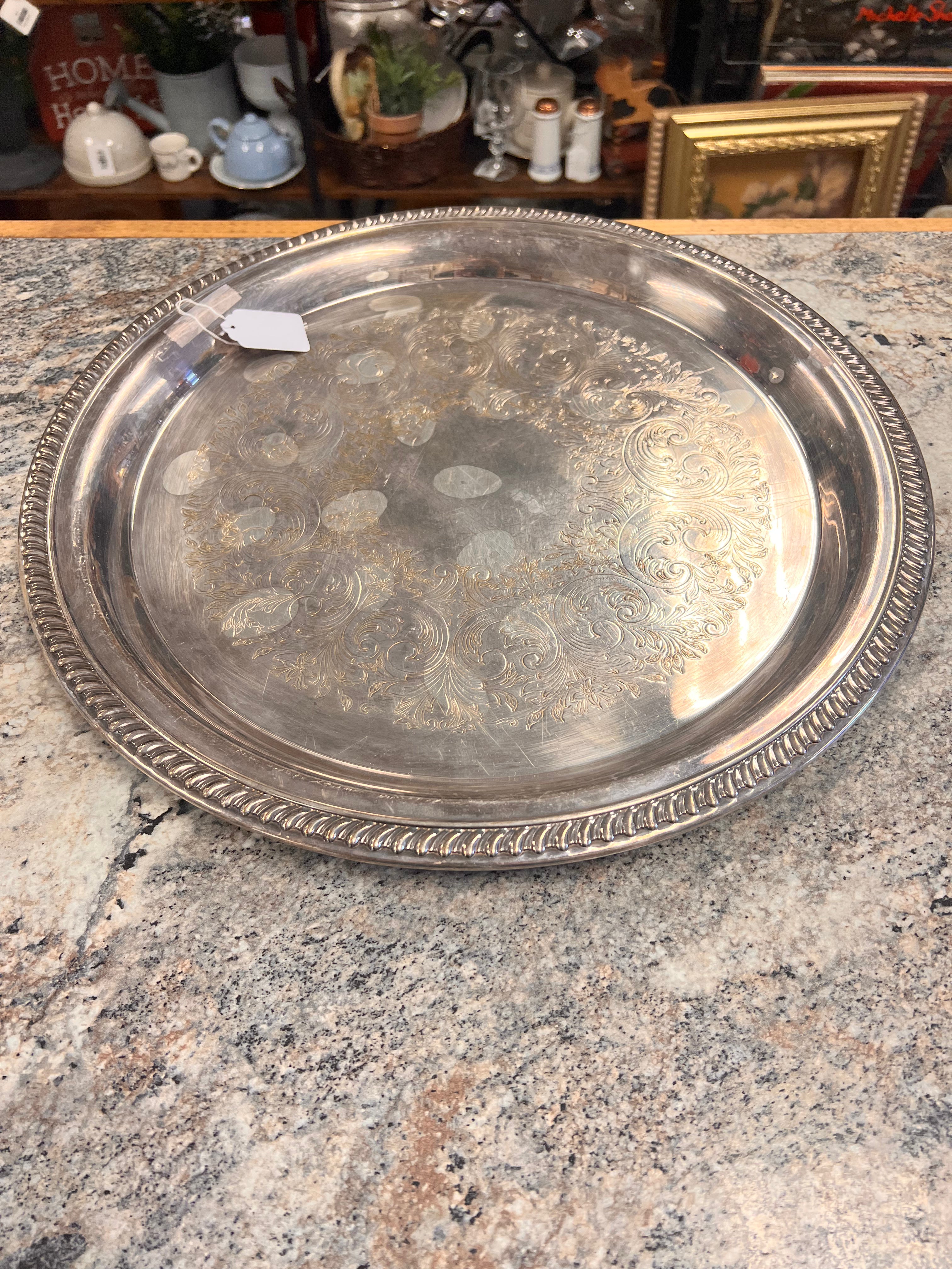 Silver Plated Tray