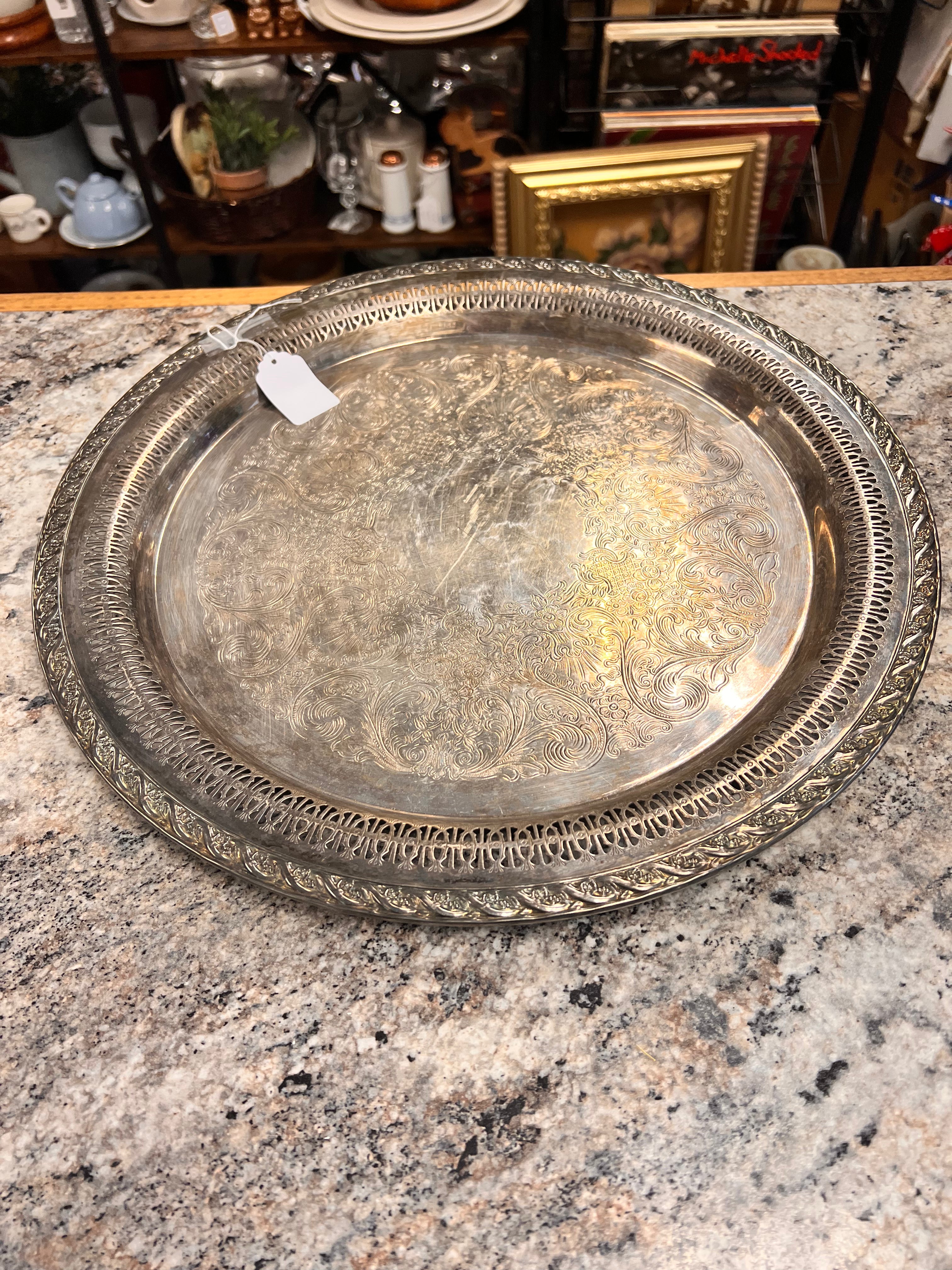 Silver Plated Tray