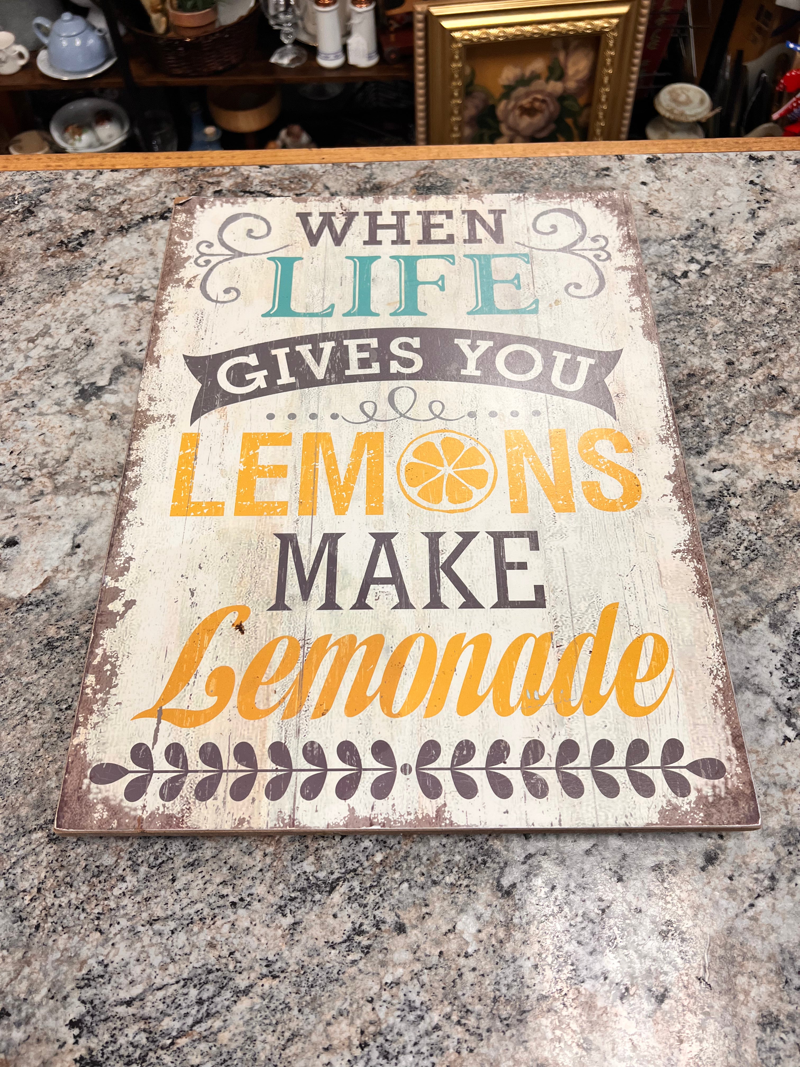 Lemon Sign